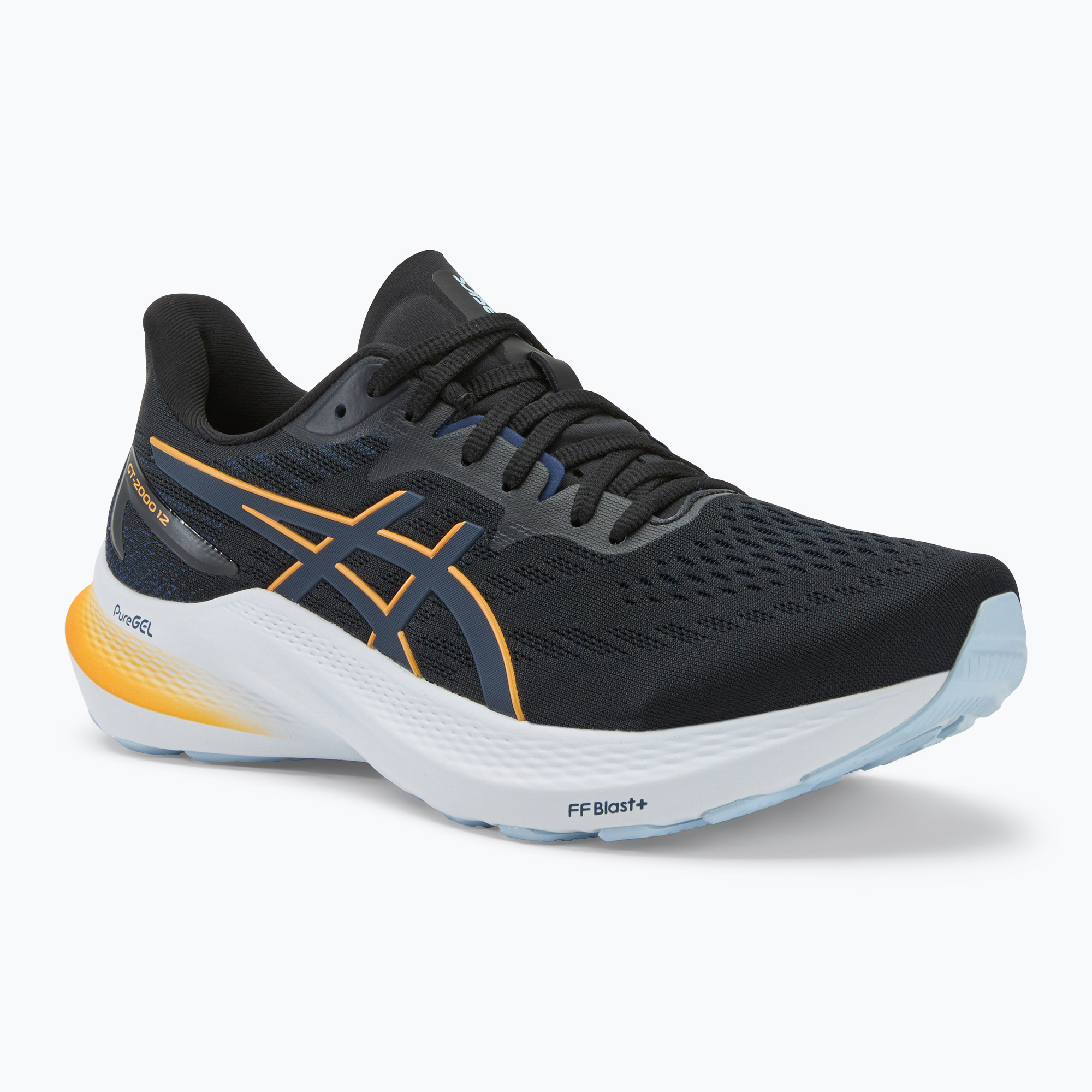 Buty do biegania męskie ASICS GT-2000 12 black/fellow yellow | WYSYŁKA W 24H | 30 DNI NA ZWROT