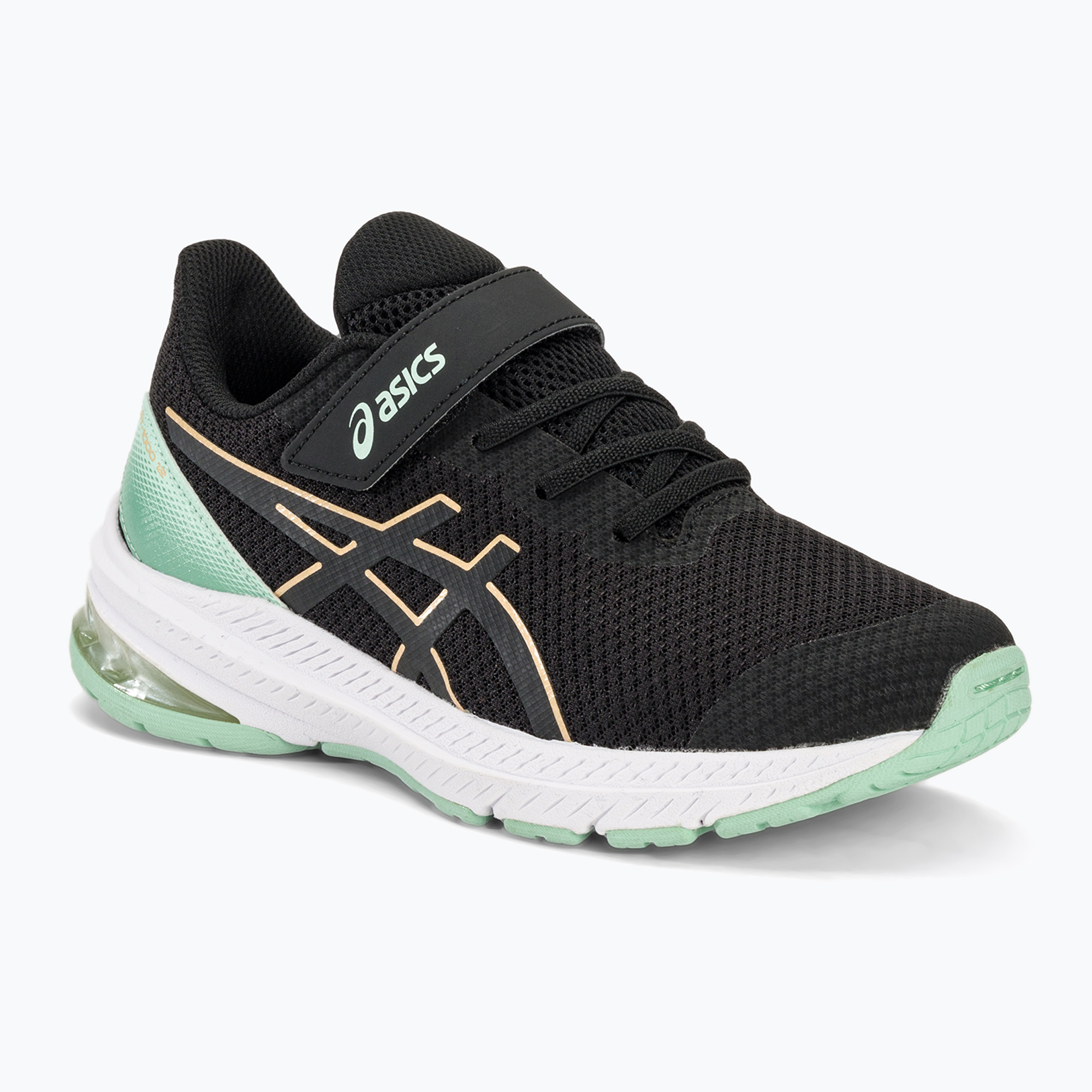 Buty do biegania dziecięce ASICS GT-1000 12 PS black/apricot crush | WYSYŁKA W 24H | 30 DNI NA ZWROT