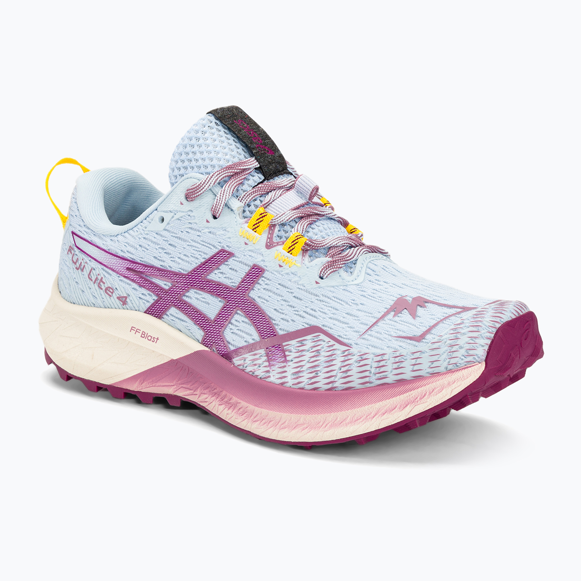 Buty do biegania damskie ASICS FUJILITE 4 light blue/blackberry | WYSYŁKA W 24H | 30 DNI NA ZWROT