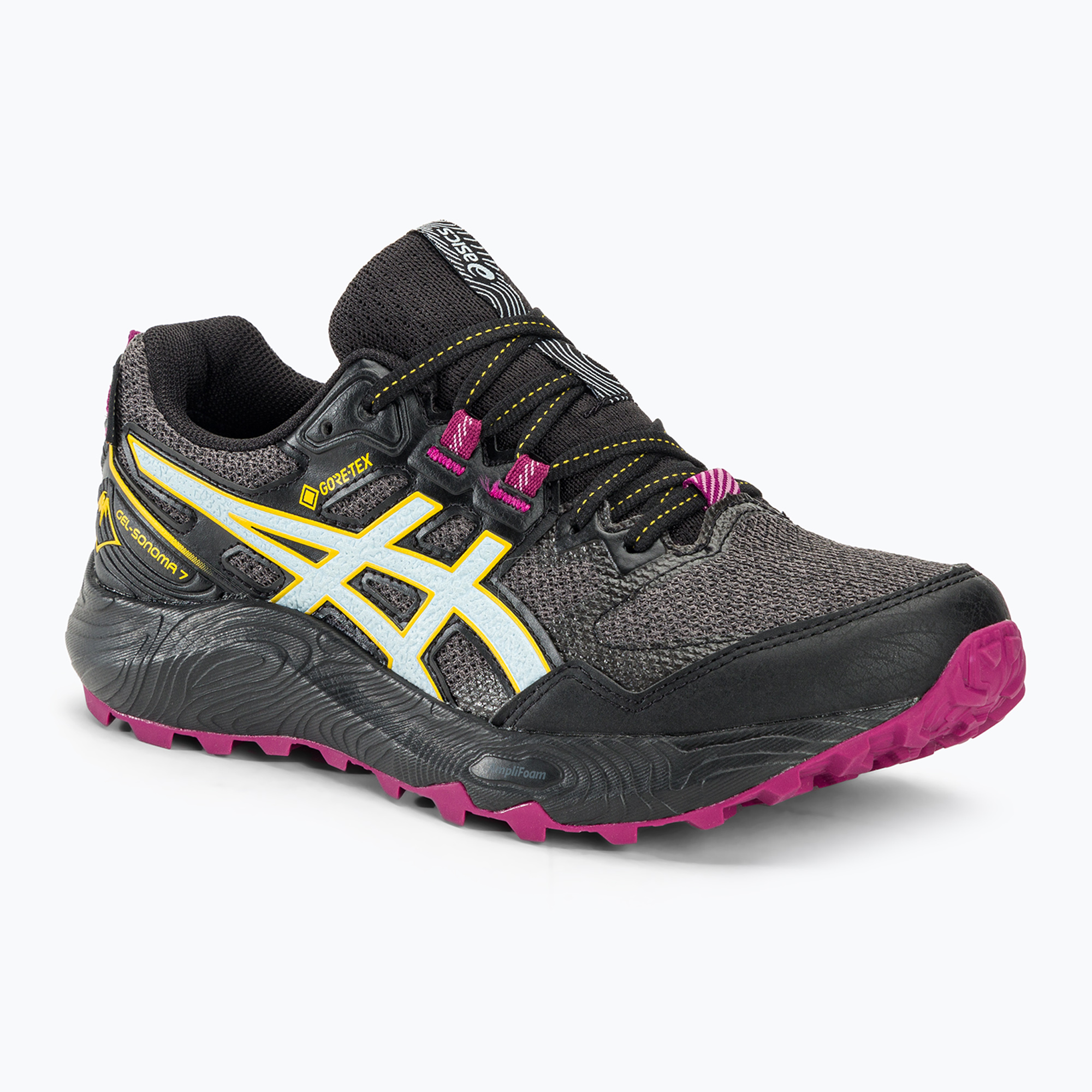 Buty do biegania damskie ASICS Gel-Sonoma 7 GTX black/light blue | WYSYŁKA W 24H | 30 DNI NA ZWROT