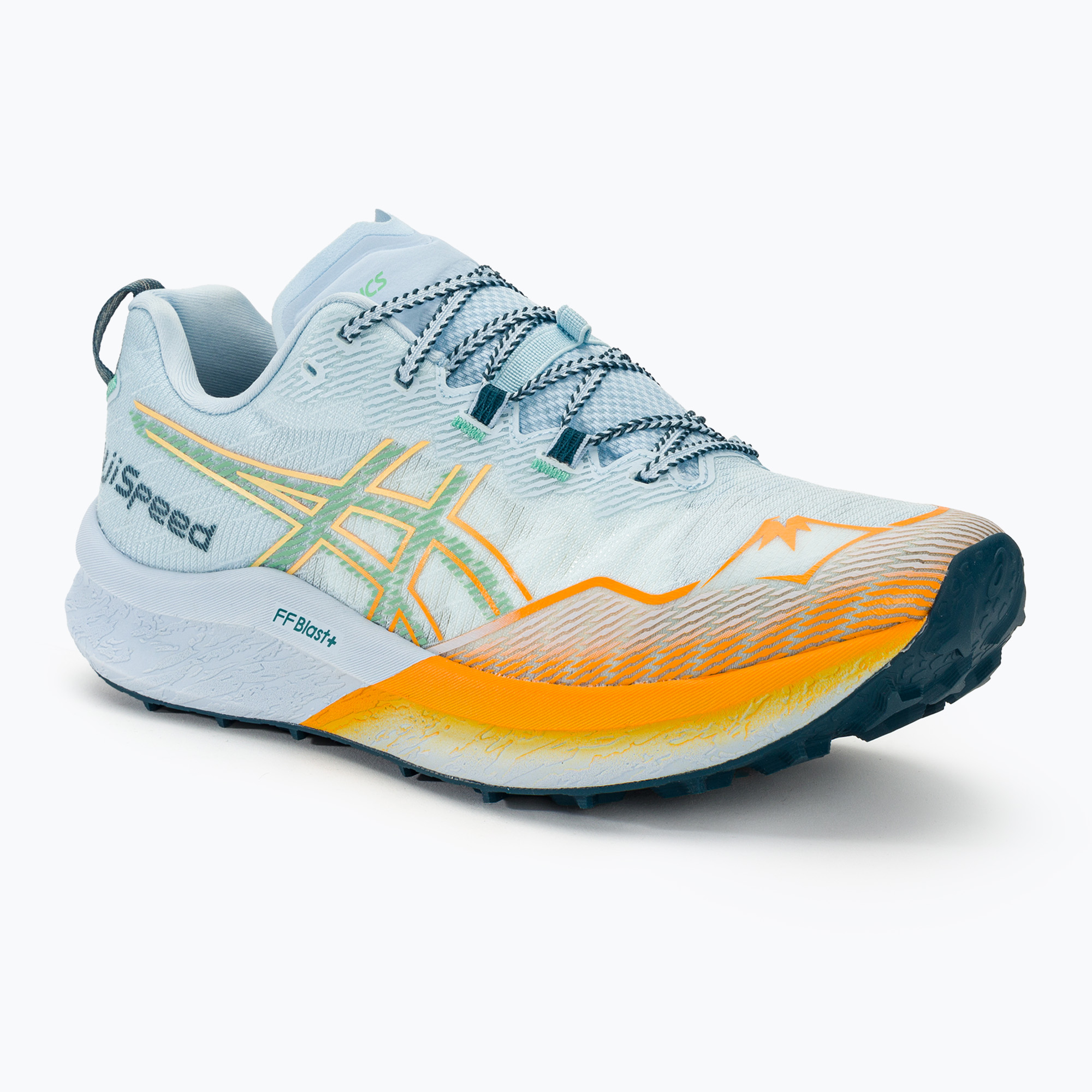 Buty do biegania męskie ASICS Fujispeed 2 light blue/dark mint | WYSYŁKA W 24H | 30 DNI NA ZWROT