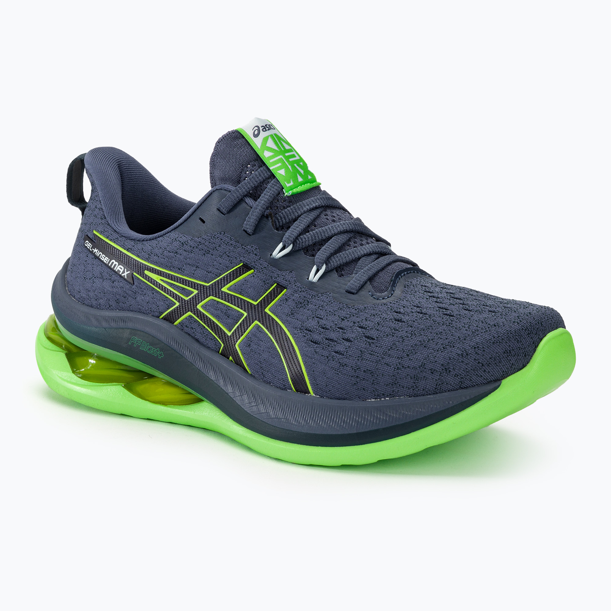 Buty do biegania męskie ASICS Gel-Kinsei Max thunder blue/electric lime | WYSYŁKA W 24H | 30 DNI NA ZWROT