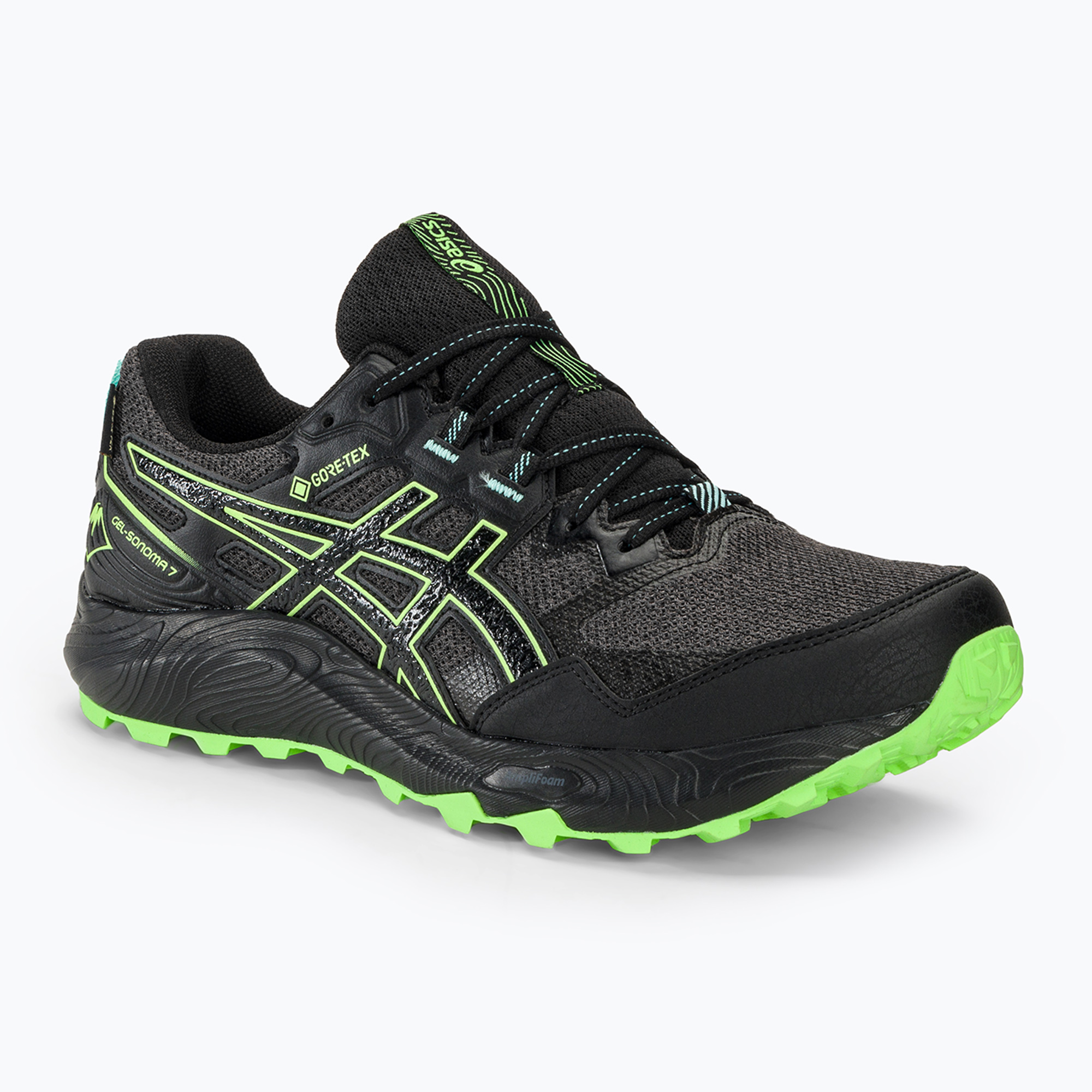 Buty do biegania męskie ASICS Gel-Sonoma 7 GTX black/illuminate green | WYSYŁKA W 24H | 30 DNI NA ZWROT