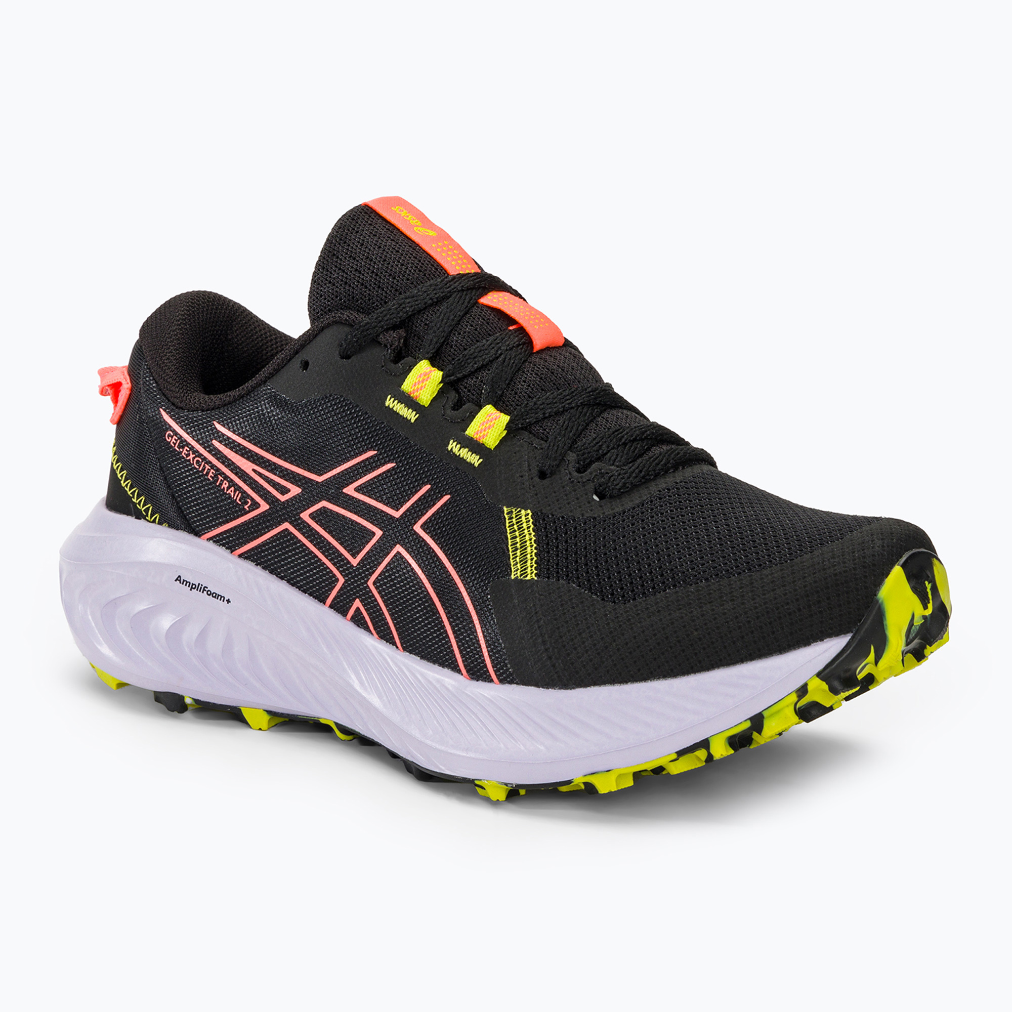 Buty do biegania damskie ASICS Gel-Excite Trail 2 black/sun coral | WYSYŁKA W 24H | 30 DNI NA ZWROT