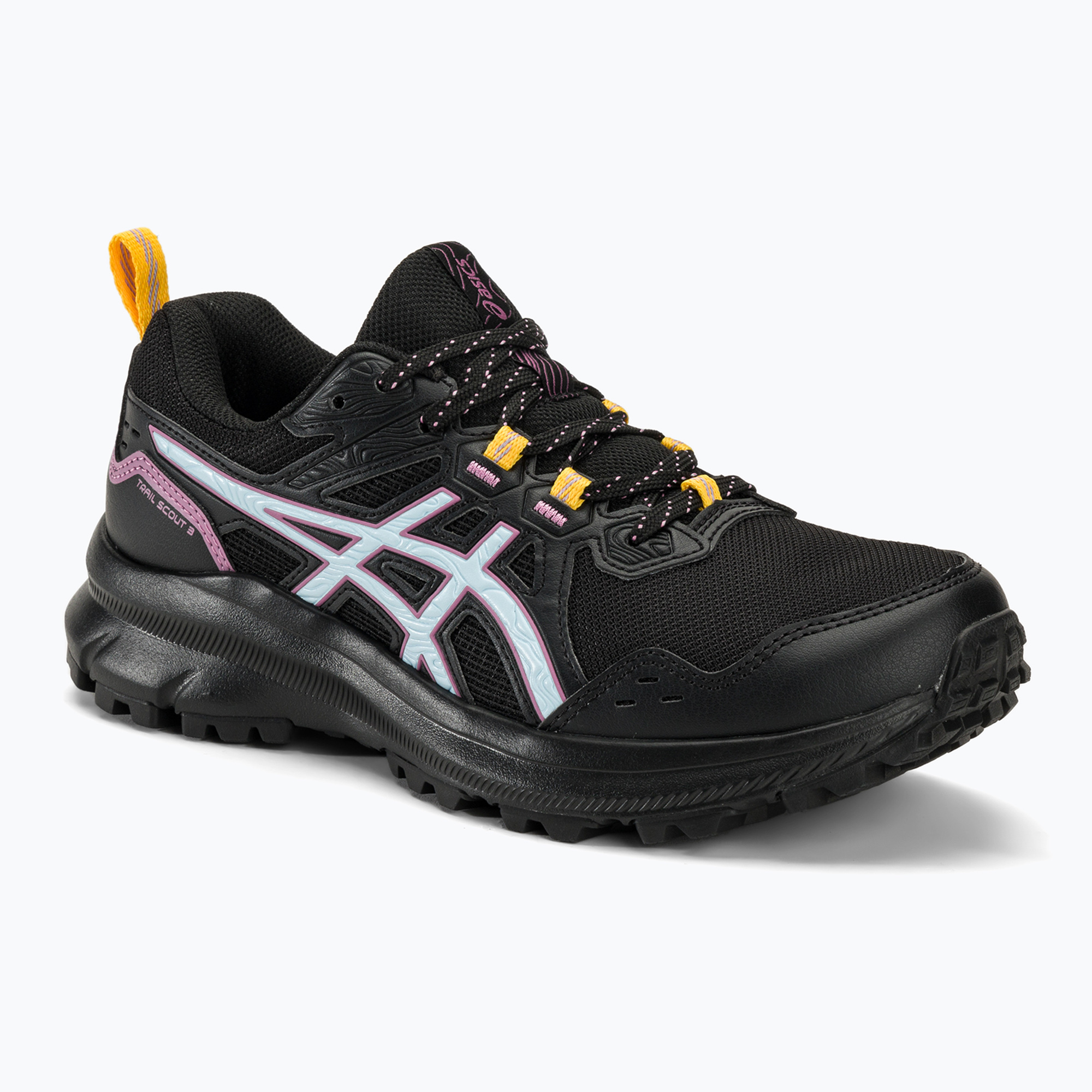 Buty do biegania damskie ASICS Trail Scout 3 black/light blue | WYSYŁKA W 24H | 30 DNI NA ZWROT