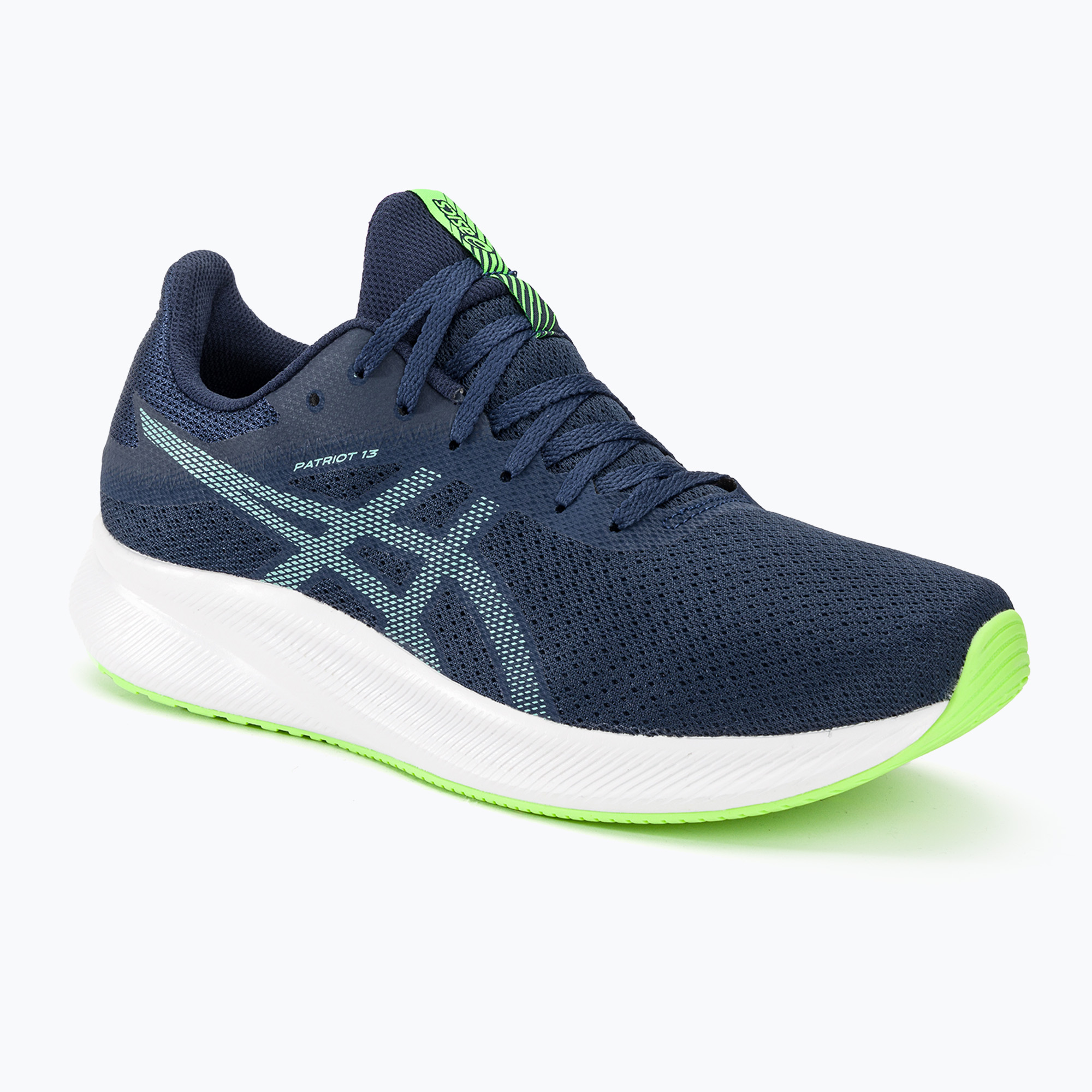 Buty do biegania męskie ASICS Patriot 13 blue expanse/illuminate mint | WYSYŁKA W 24H | 30 DNI NA ZWROT