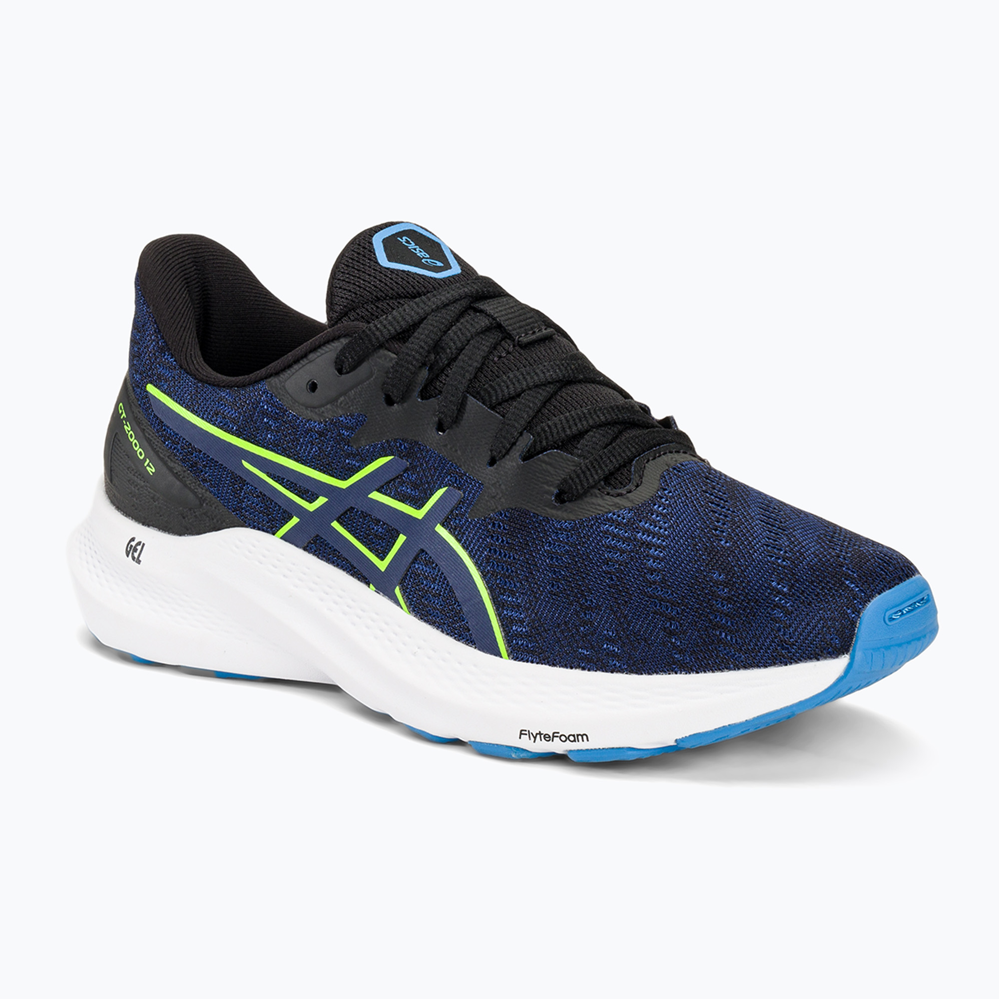 Buty do biegania dziecięce ASICS GT-2000 12 GS black/blue expanse | WYSYŁKA W 24H | 30 DNI NA ZWROT