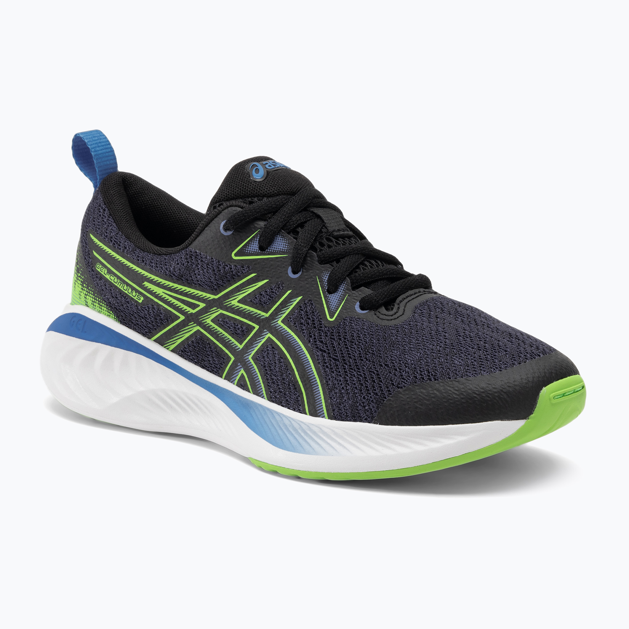 Buty do biegania dziecięce ASICS Gel-Cumulus 25 GS black/electric lime | WYSYŁKA W 24H | 30 DNI NA ZWROT