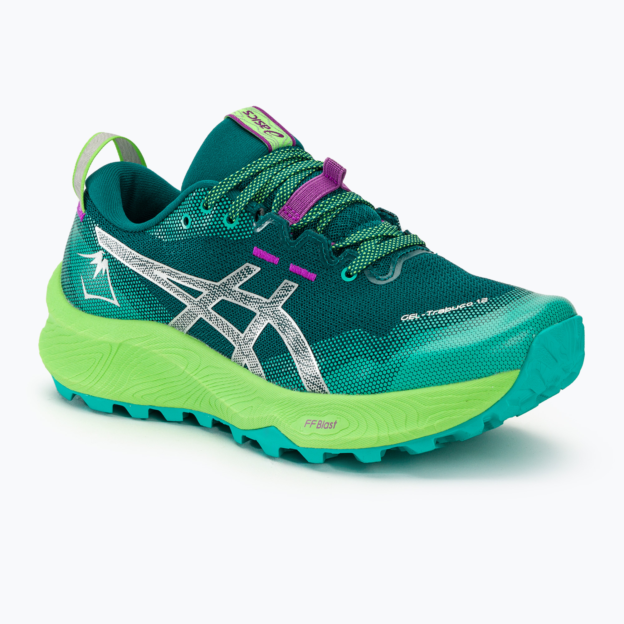 Buty do biegania damskie ASICS Gel-Trabuco 12 rich teal/pure silver | WYSYŁKA W 24H | 30 DNI NA ZWROT