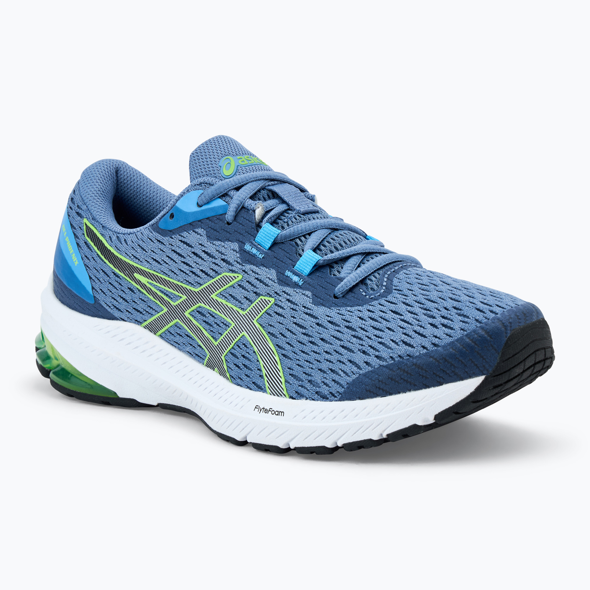 Buty do biegania męskie ASICS Gel-Phoenix 12 denim blue/electric lime | WYSYŁKA W 24H | 30 DNI NA ZWROT