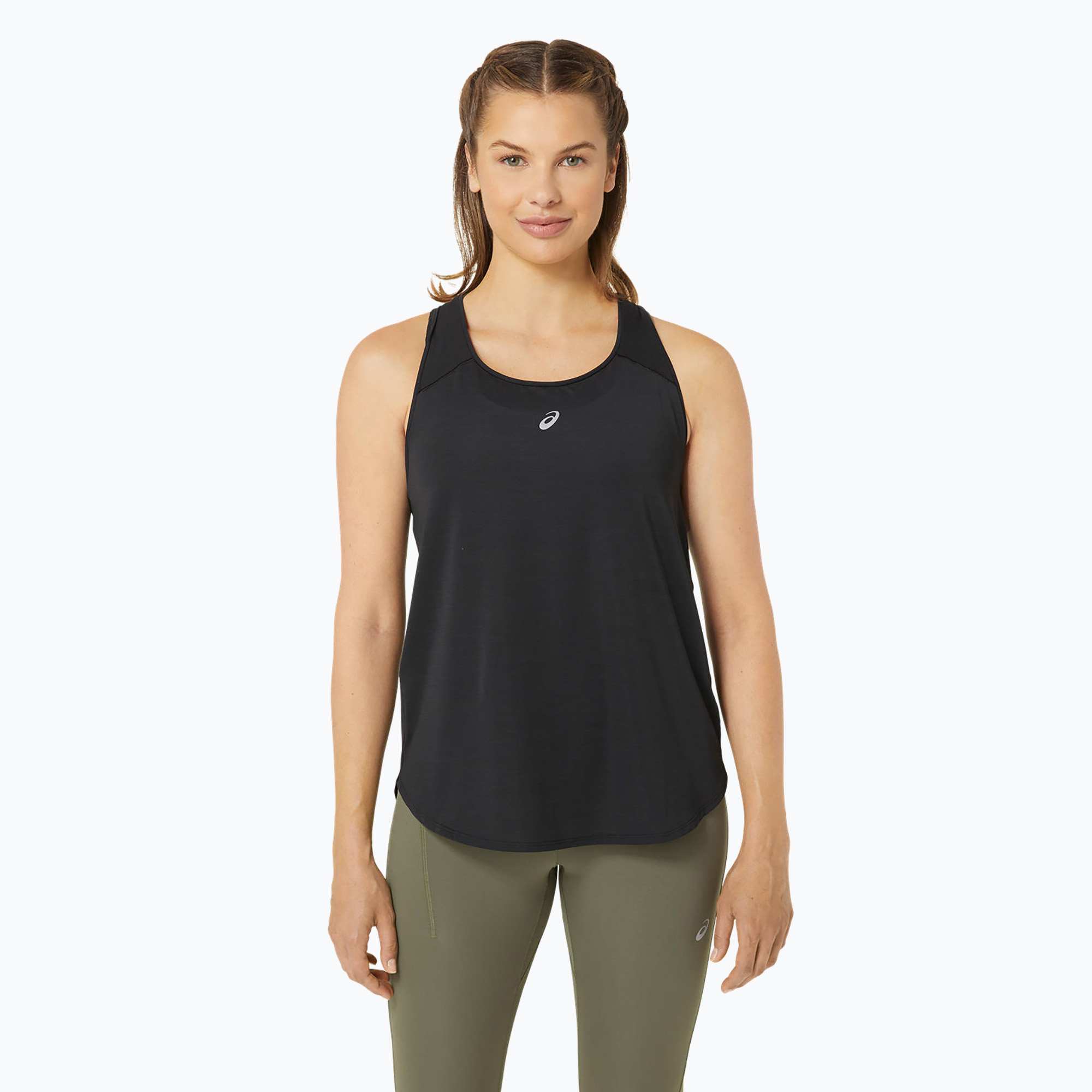 Tank top do biegania damski ASICS Road Tank performance black | WYSYŁKA W 24H | 30 DNI NA ZWROT