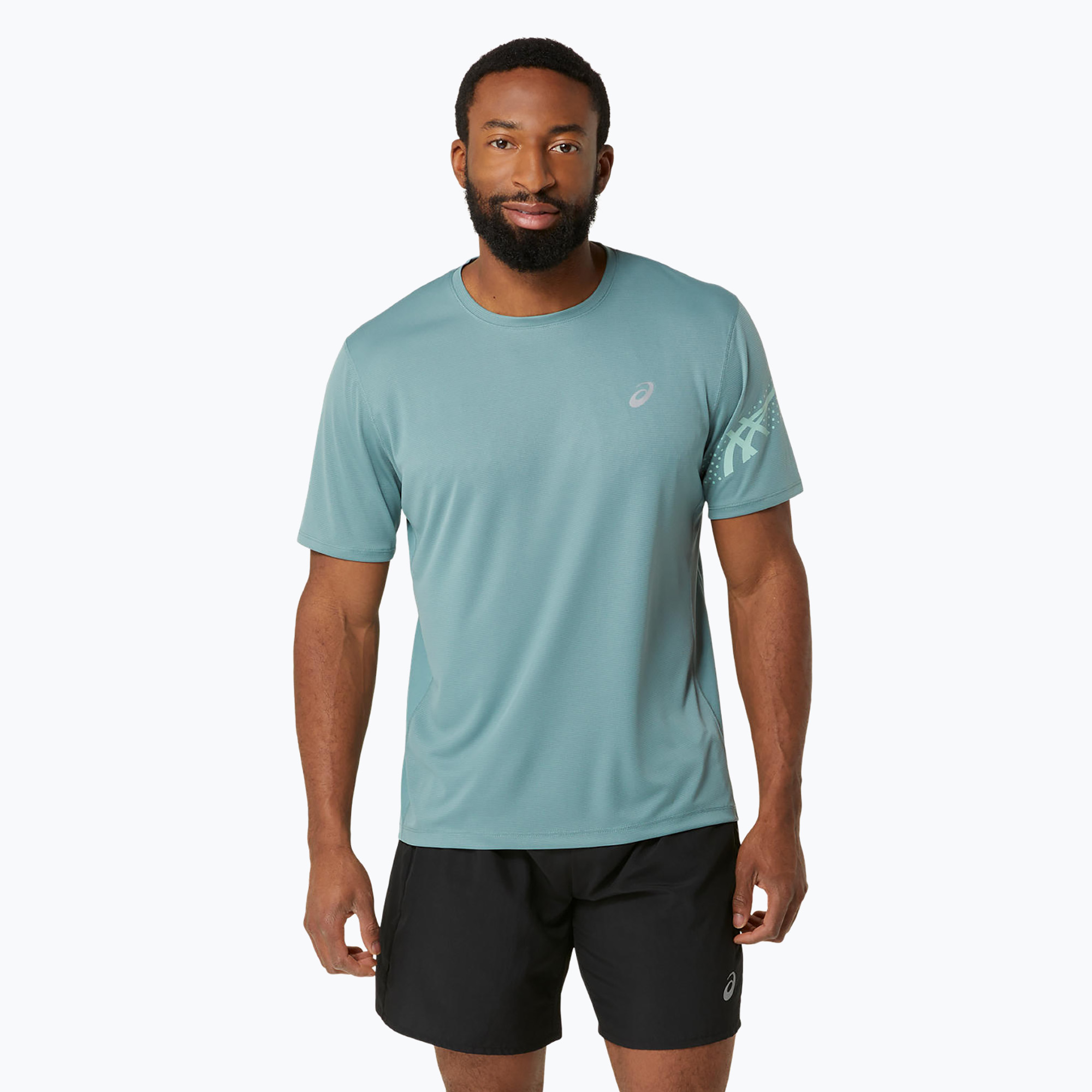 Koszulka do biegania męska ASICS Icon Top celadon/light celadon | WYSYŁKA W 24H | 30 DNI NA ZWROT