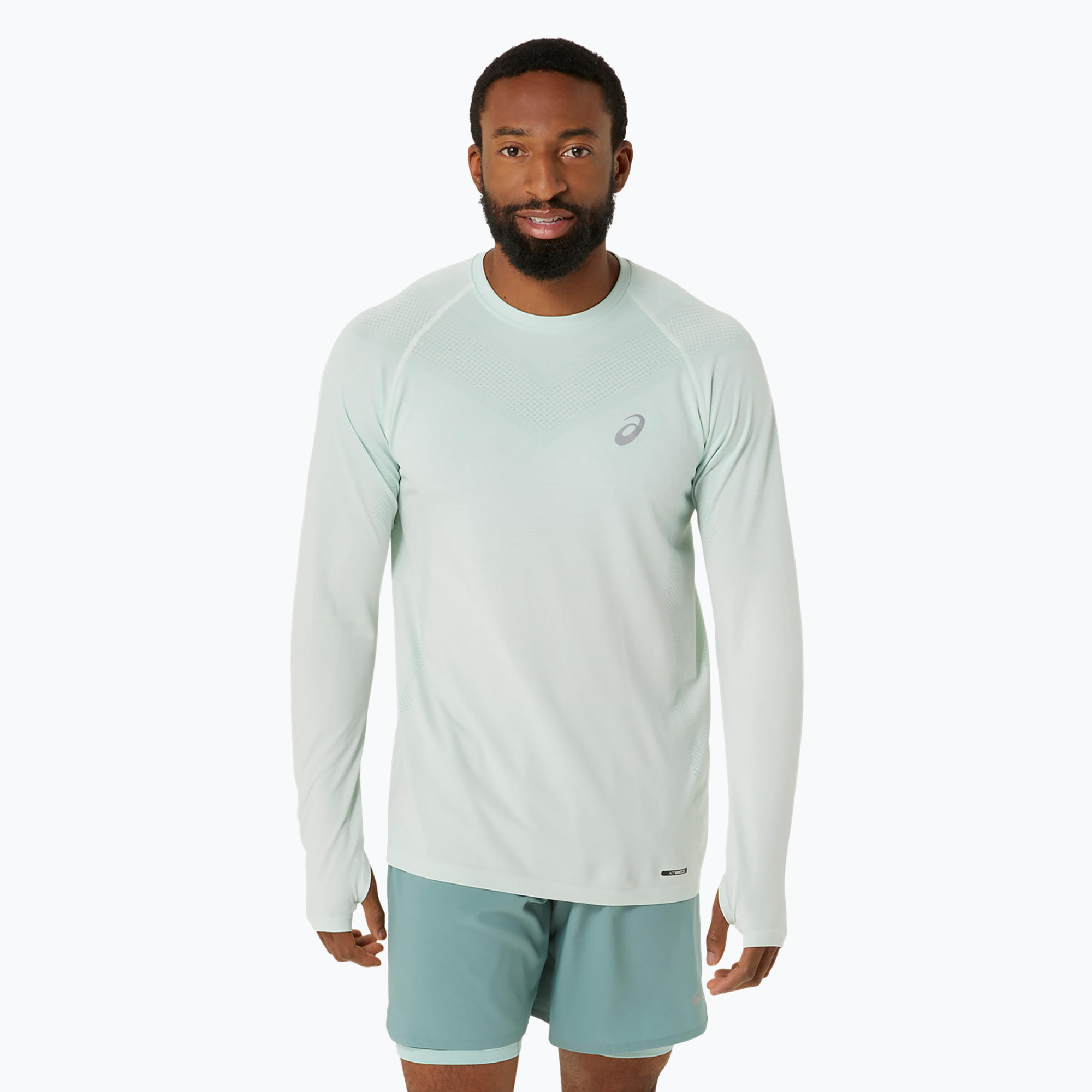 Longsleeve do biegania męski ASICS Seamless light celadon/birch | WYSYŁKA W 24H | 30 DNI NA ZWROT