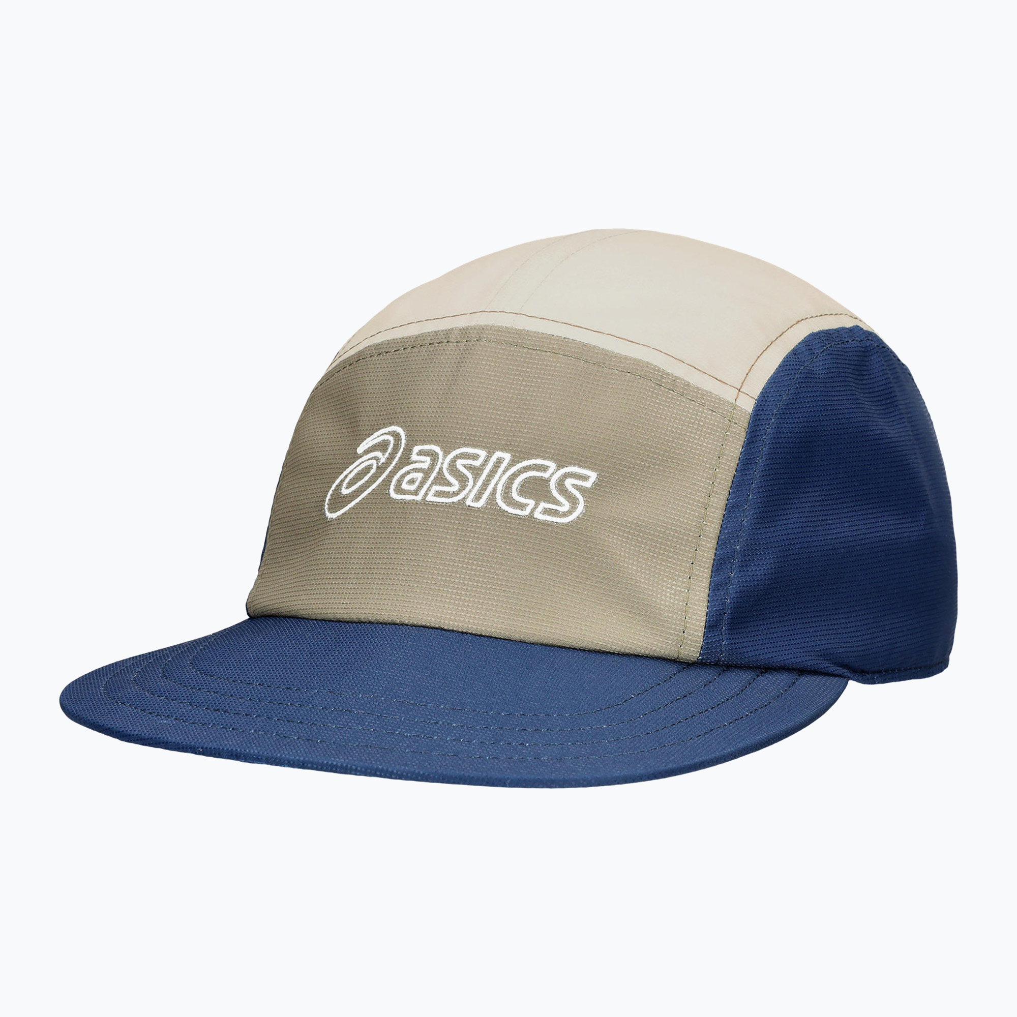 Czapka z daszkiem ASICS 5 Panel blue expense/birch | WYSYŁKA W 24H | 30 DNI NA ZWROT