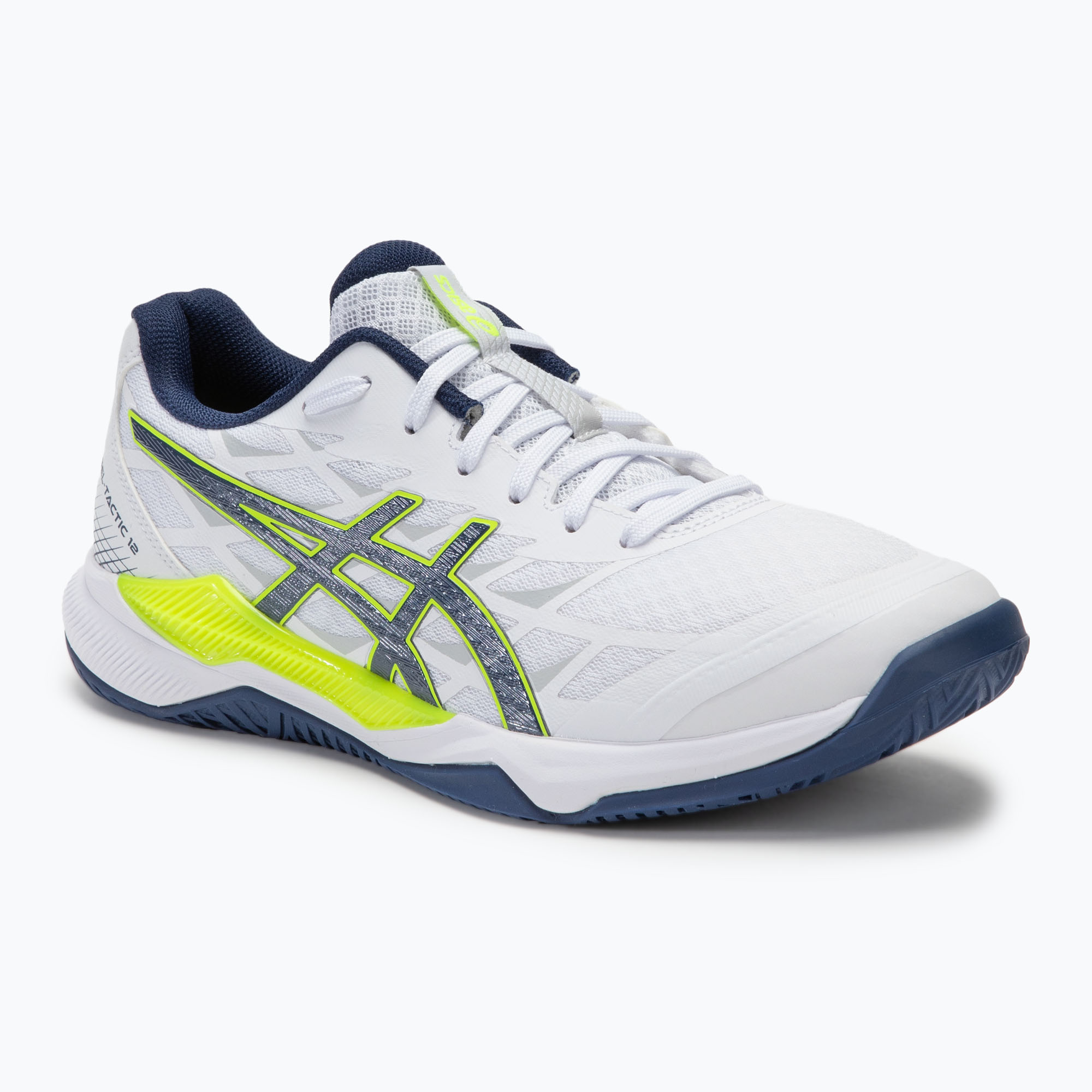 Buty męskie ASICS Gel-Tactic 12 white/blue expanse | WYSYŁKA W 24H | 30 DNI NA ZWROT