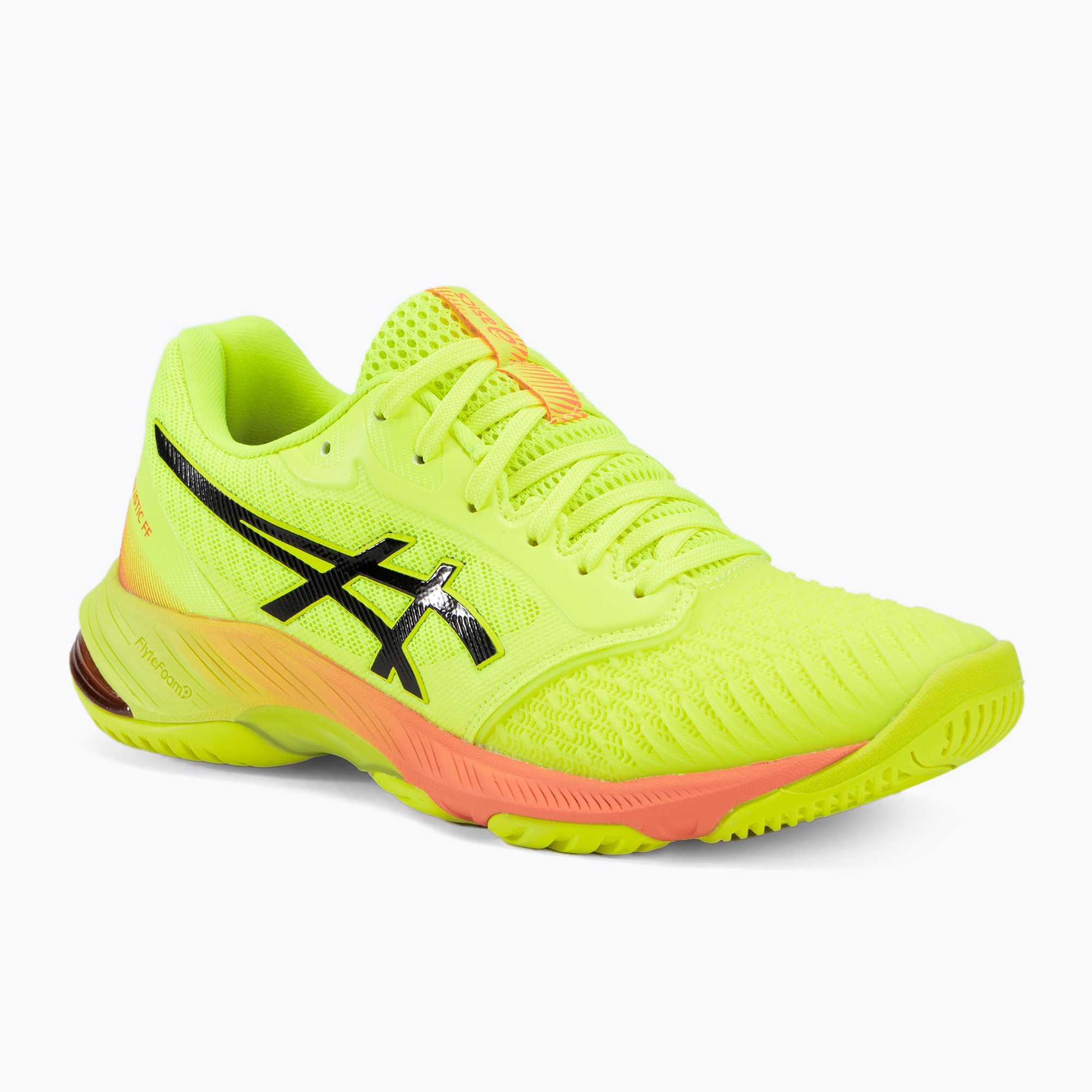 Buty damskie ASICS Netburner Ballistic FF 3 Paris safety yellow/black | WYSYŁKA W 24H | 30 DNI NA ZWROT