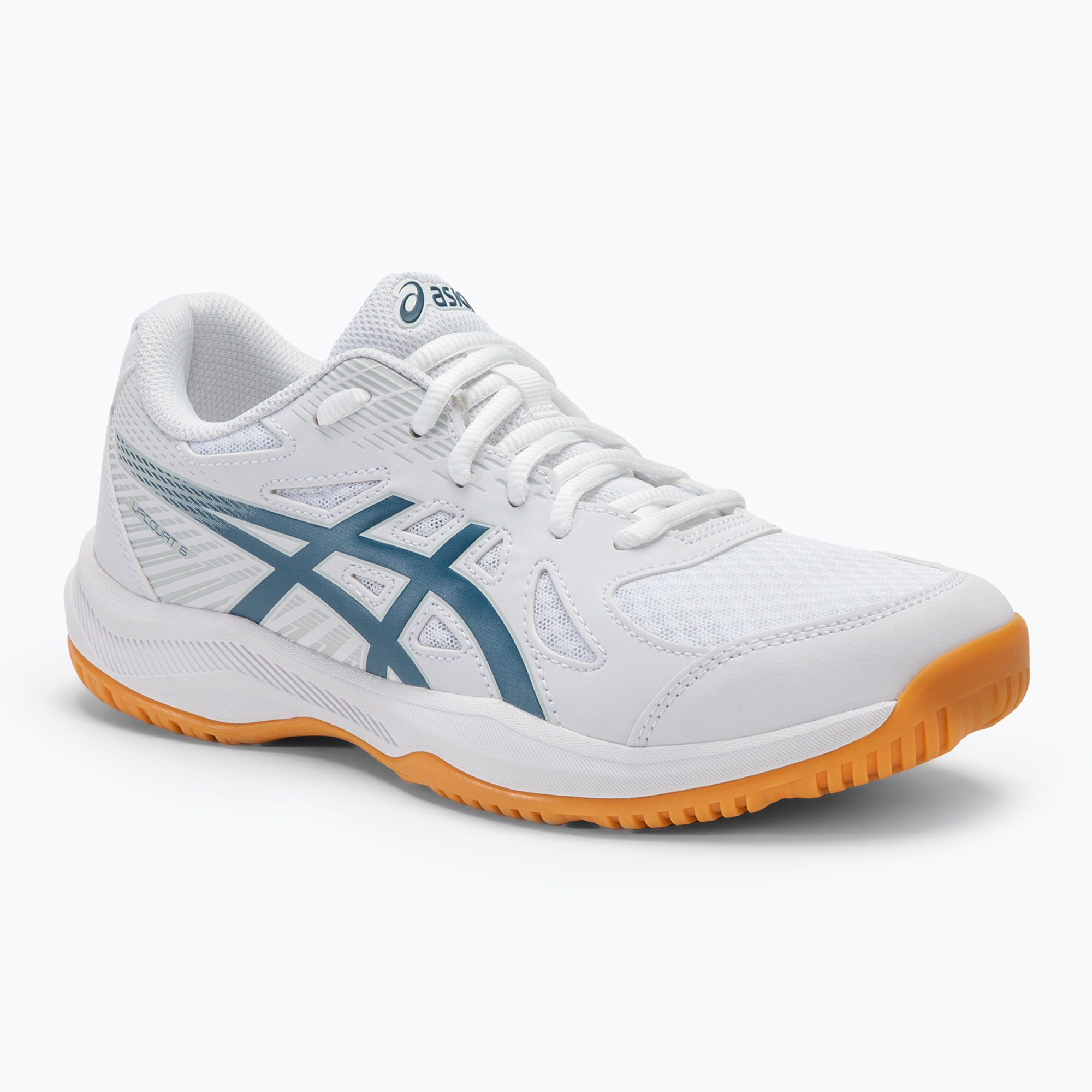 Buty męskie ASICS Upcourt 6 white/vintage indigo | WYSYŁKA W 24H | 30 DNI NA ZWROT