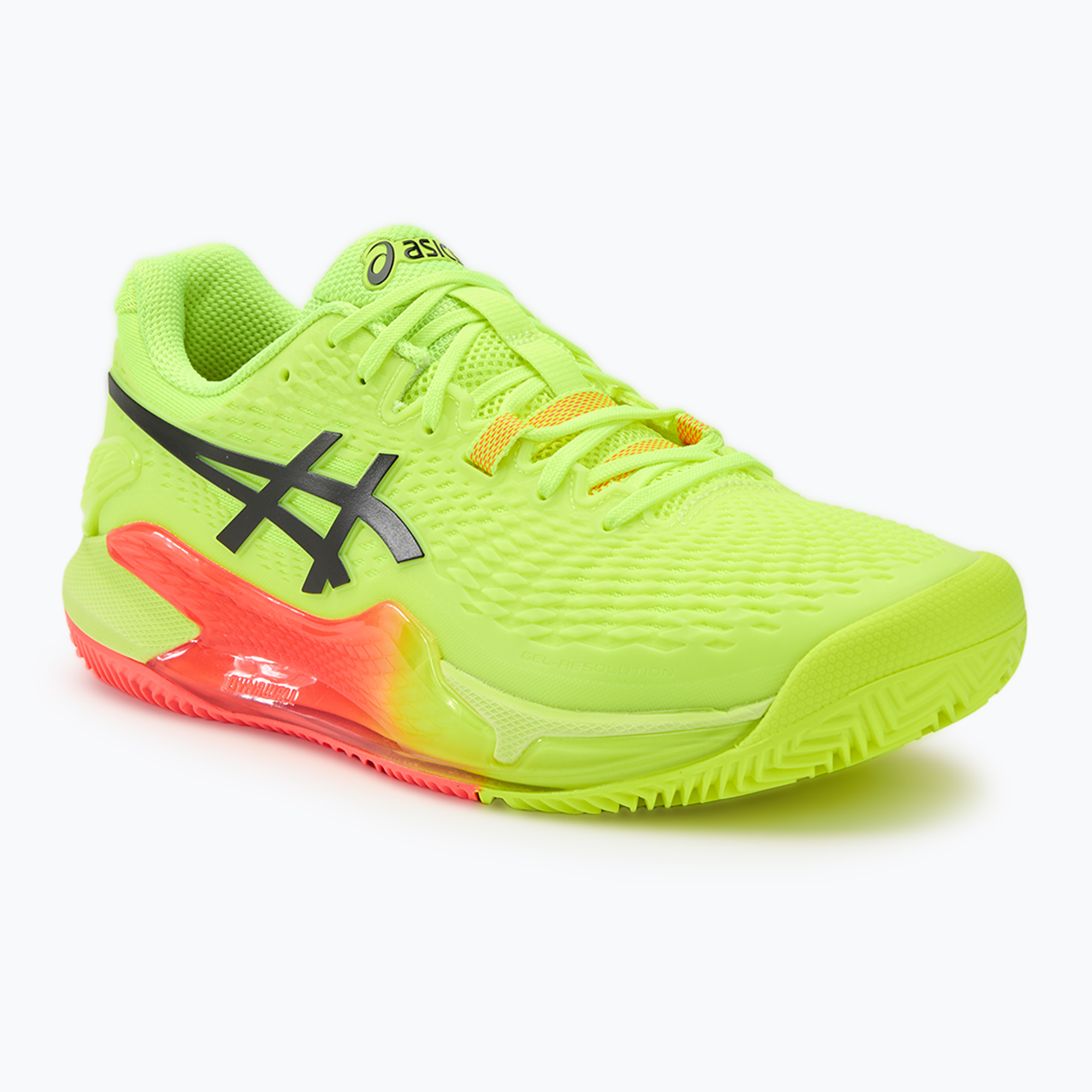 Buty do tenisa męskie ASICS Gel-Resolution 9 Clay Paris safety yellow/black | WYSYŁKA W 24H | 30 DNI NA ZWROT