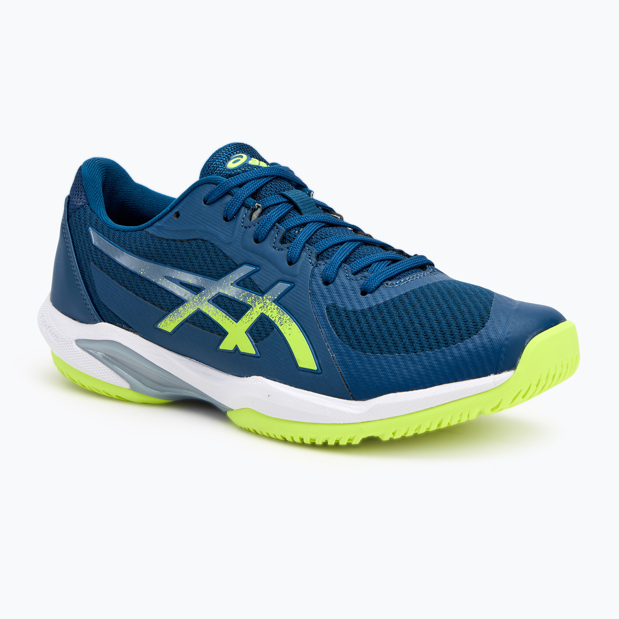 Buty do tenisa męskie ASICS Solution Swift FF 2 mako blue/safety yellow | WYSYŁKA W 24H | 30 DNI NA ZWROT