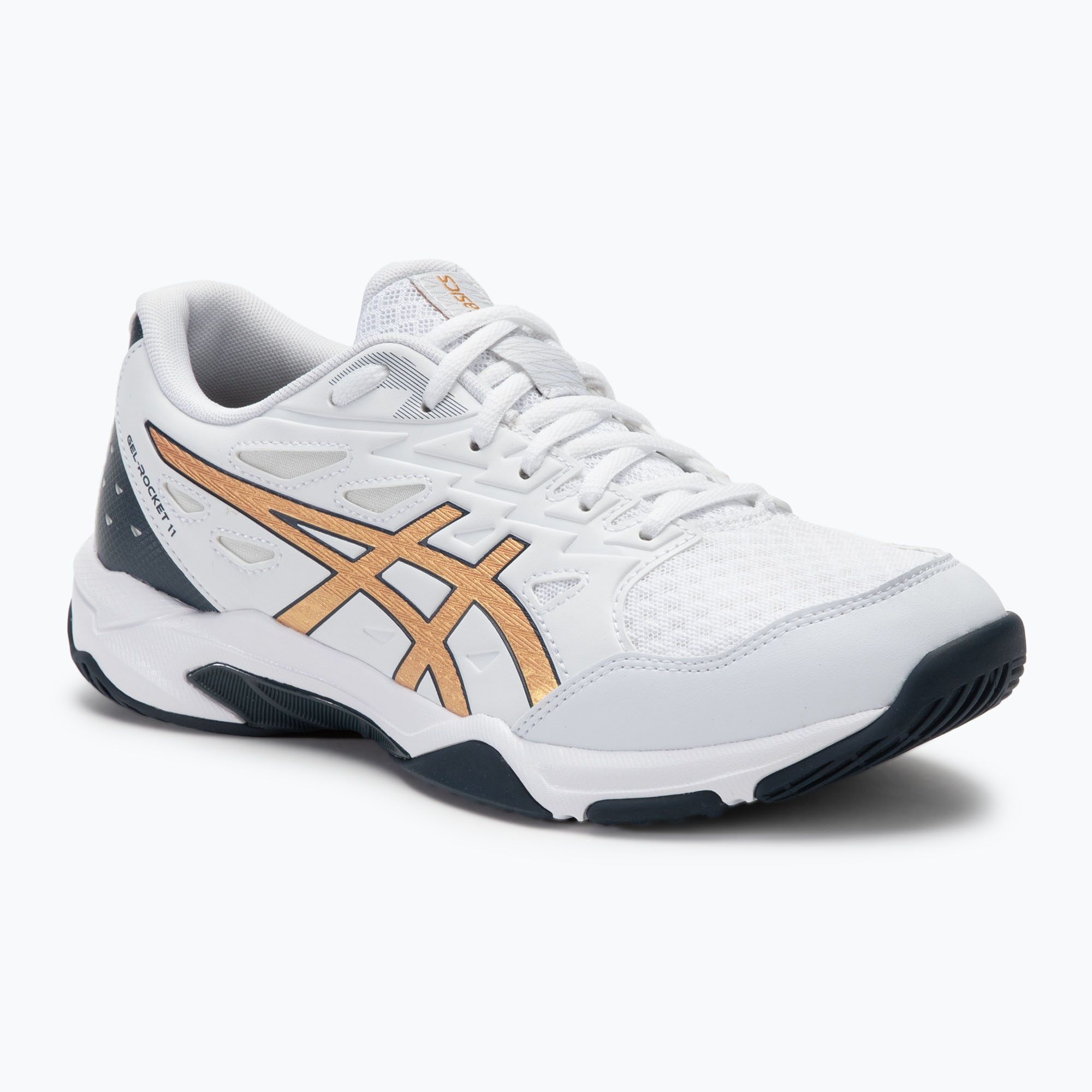 Buty męskie ASICS Gel-Rocket 11 white/pure gold | WYSYŁKA W 24H | 30 DNI NA ZWROT