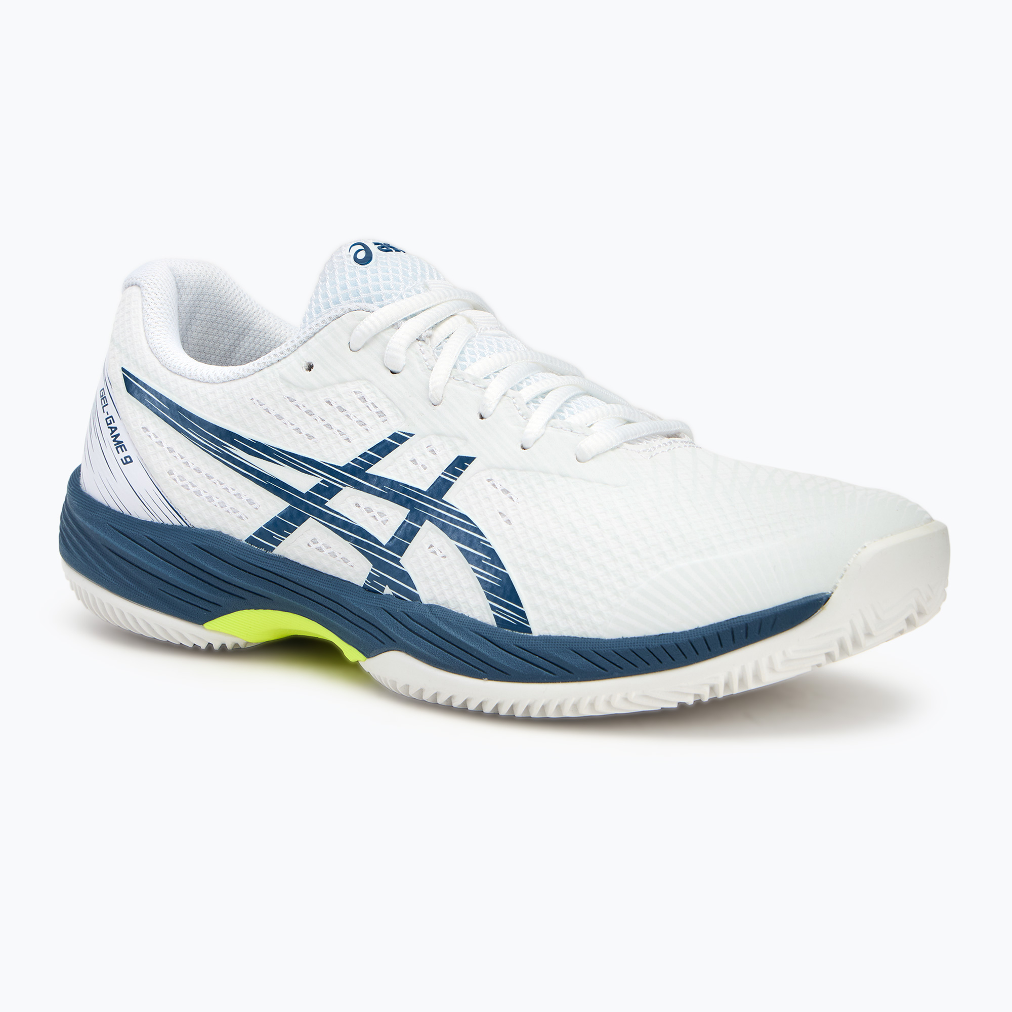 Buty do tenisa męskie ASICS Gel-Game 9 Clay/OC white/mako blue | WYSYŁKA W 24H | 30 DNI NA ZWROT