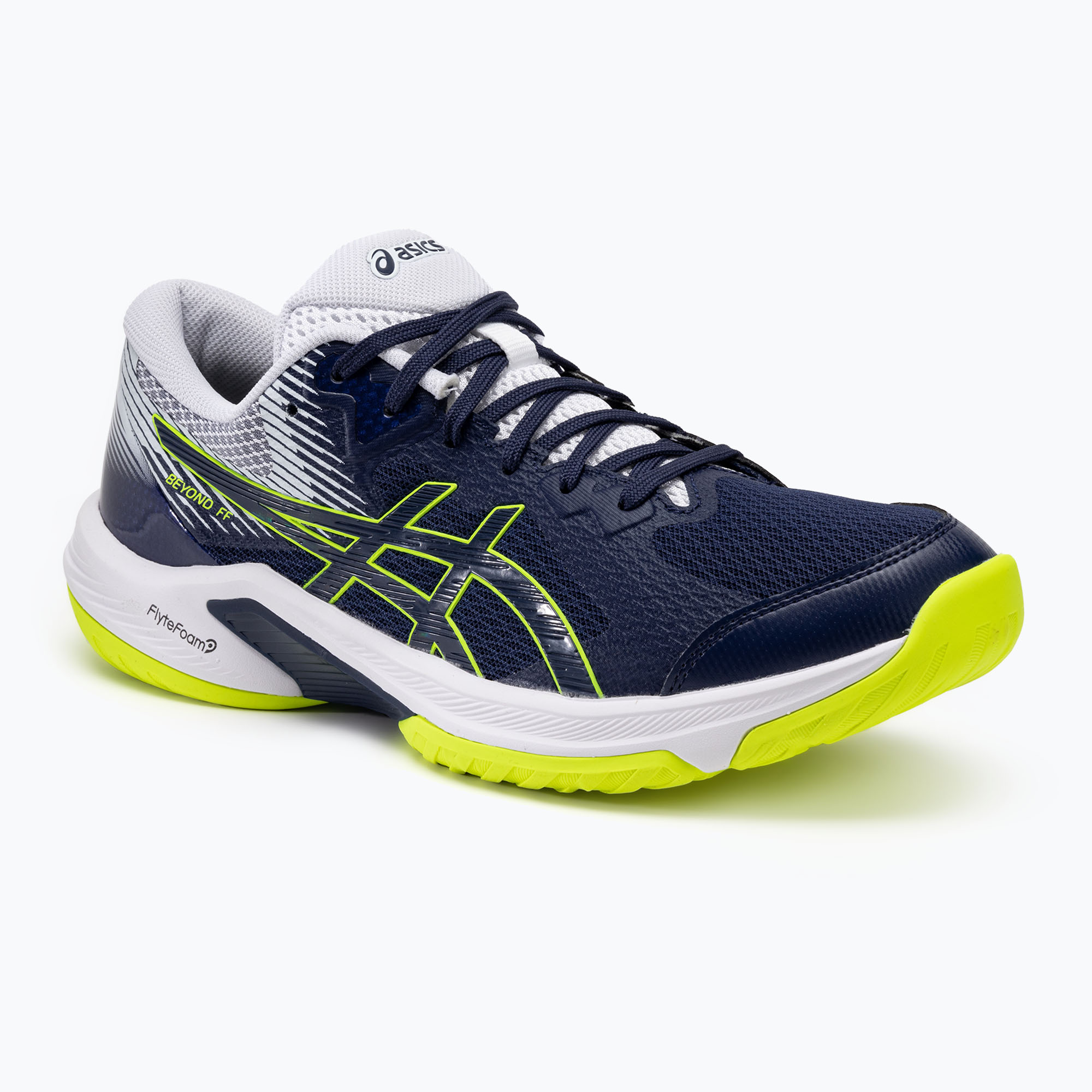 Buty męskie ASICS Beyond FF blue expanse/safety yellow | WYSYŁKA W 24H | 30 DNI NA ZWROT