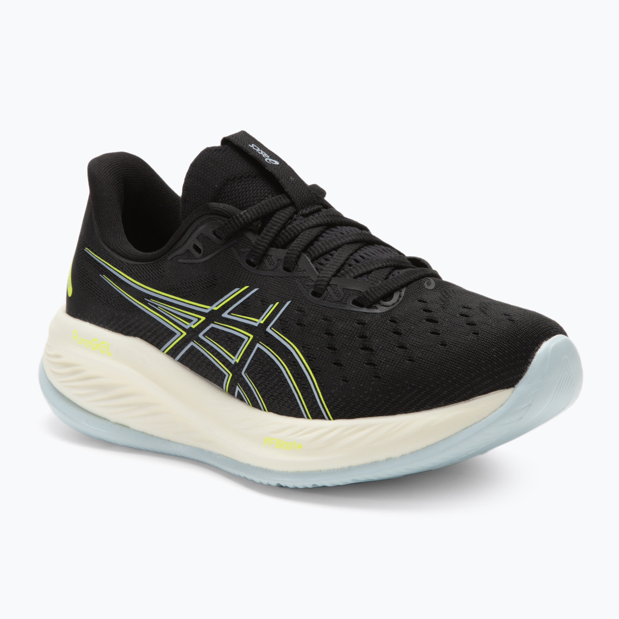 Buty do biegania damskie ASICS Gel-Cumulus 26 black/safety yellow | WYSYŁKA W 24H | 30 DNI NA ZWROT