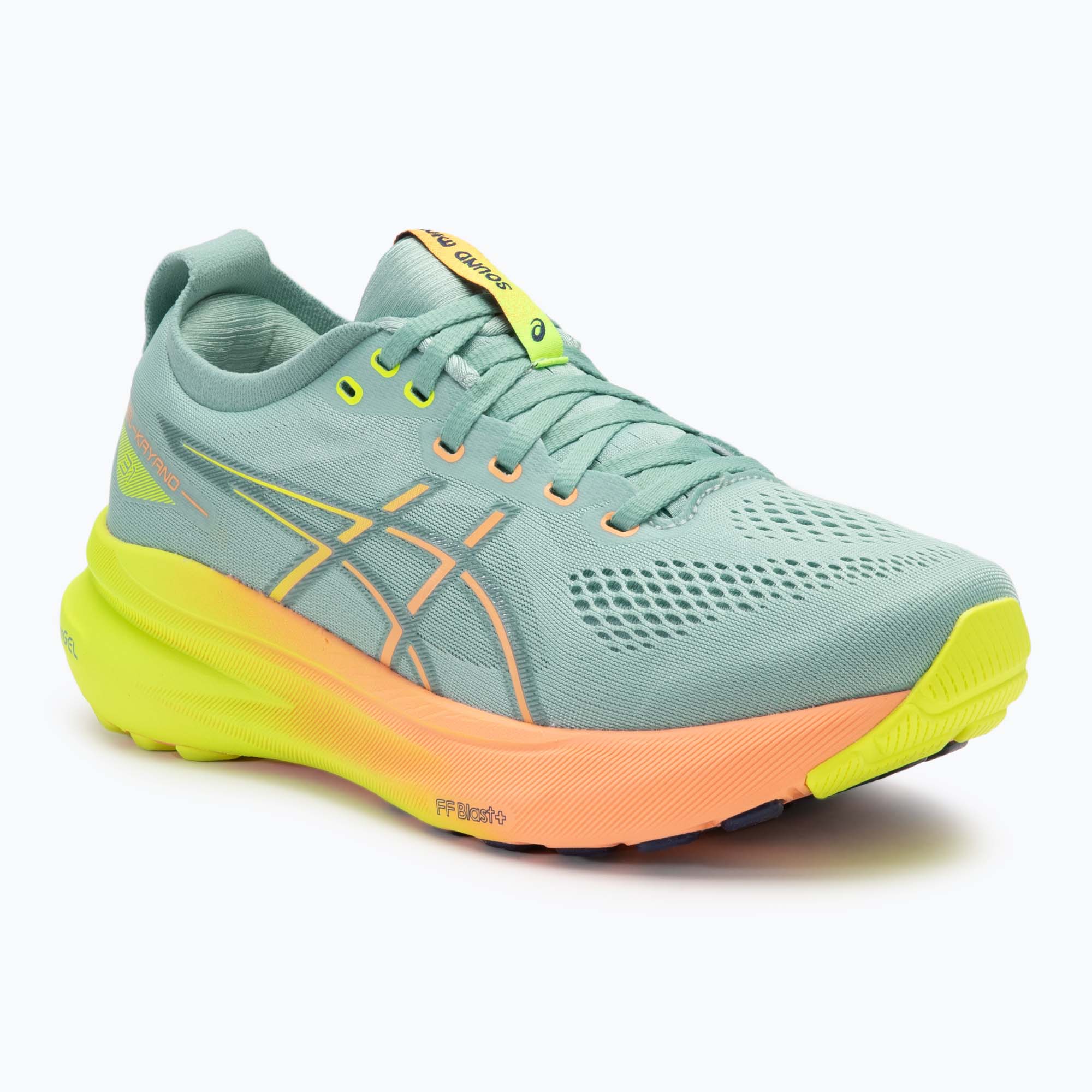 Buty do biegania damskie ASICS Gel-Kayano 31 Paris light celadon/safety yellow | WYSYŁKA W 24H | 30 DNI NA ZWROT