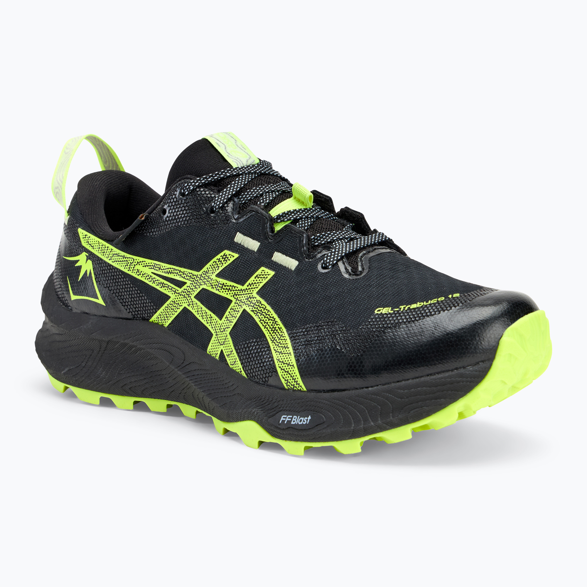 Buty do biegania męskie ASICS Gel-Trabuco 12 GTX black/safety yellow | WYSYŁKA W 24H | 30 DNI NA ZWROT