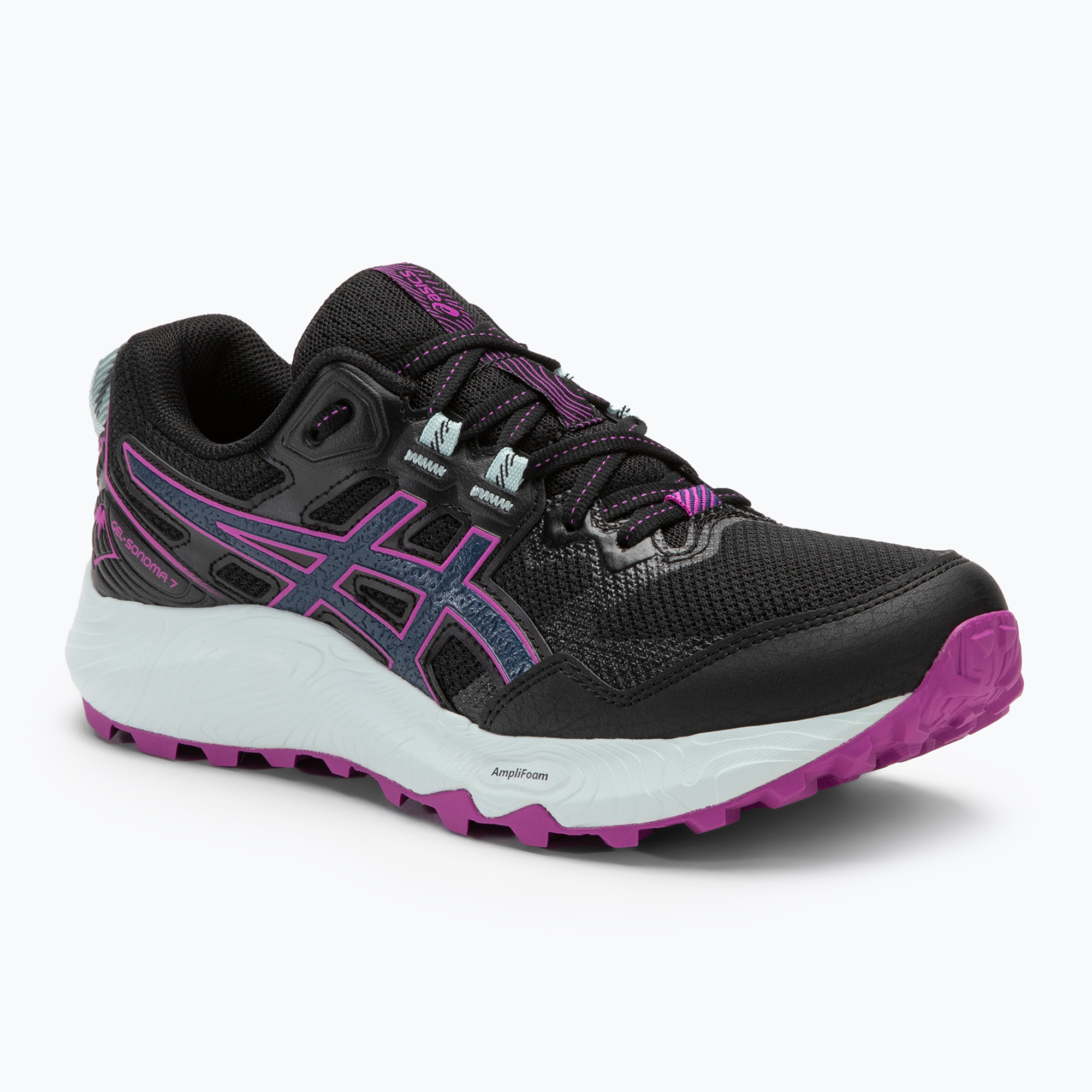 Buty do biegania damskie ASICS Gel-Sonoma 7 black/blue expanse | WYSYŁKA W 24H | 30 DNI NA ZWROT