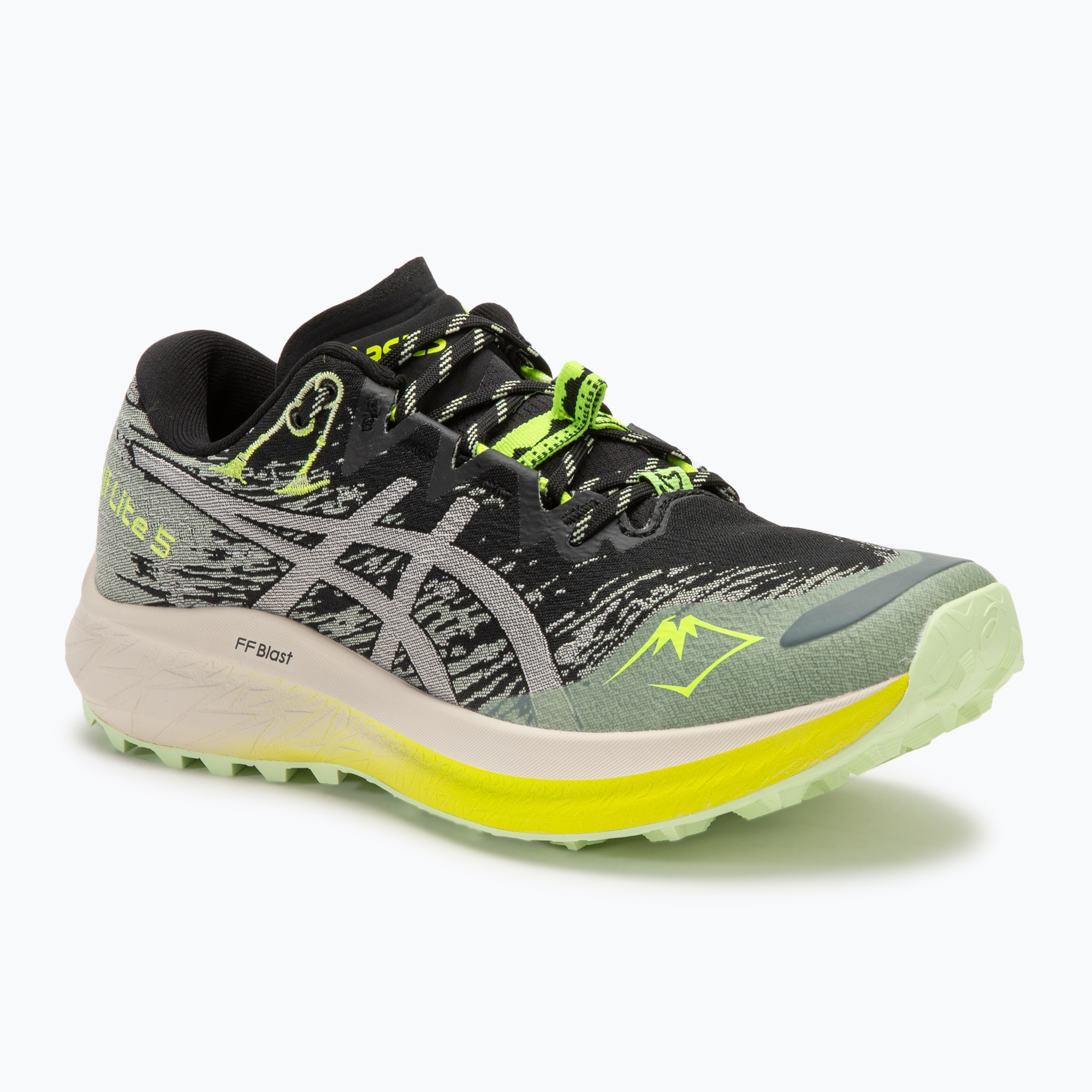 Buty do biegania damskie ASICS Fuji Lite 5 black/oatmeal | WYSYŁKA W 24H | 30 DNI NA ZWROT