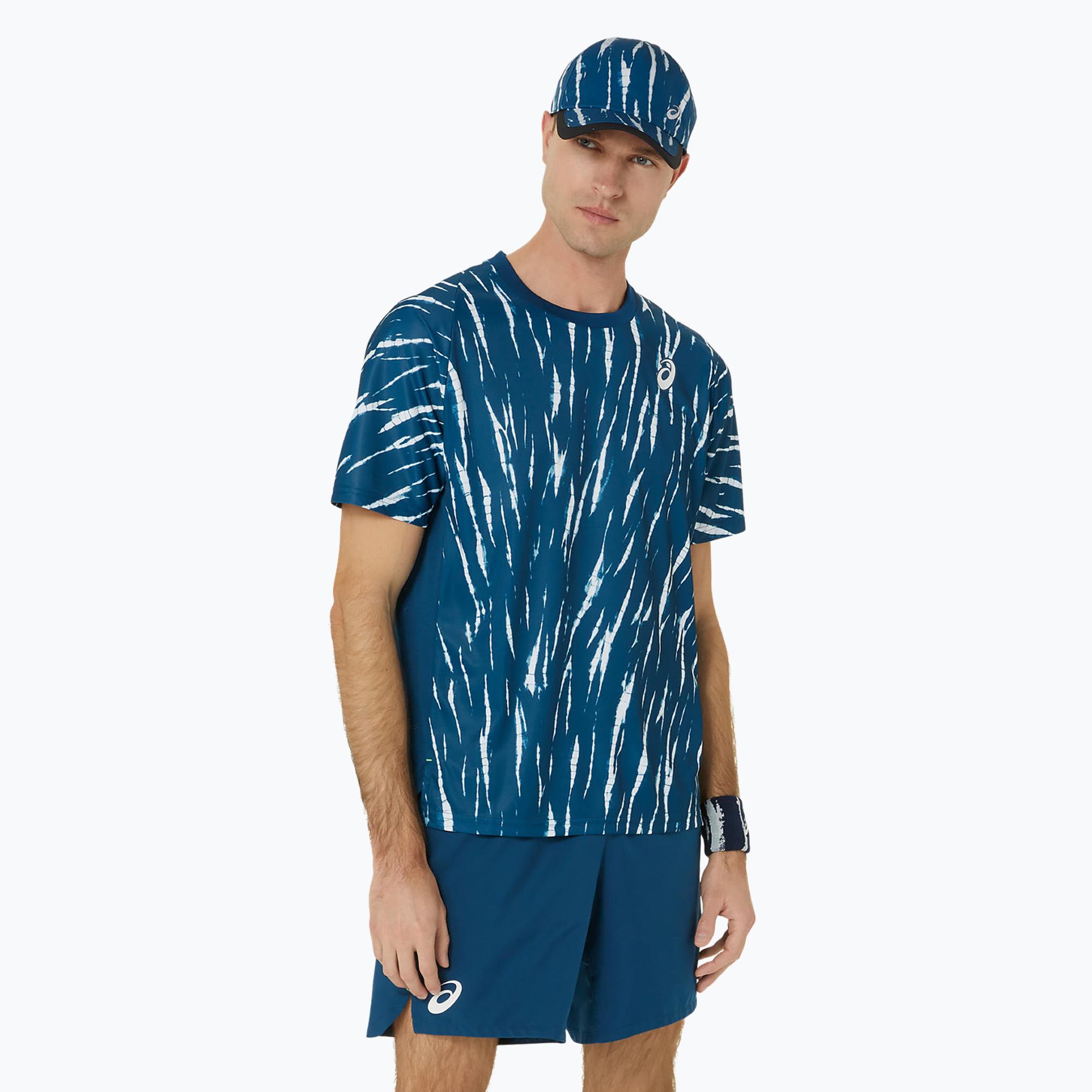 Koszulka tenisowa męska ASICS Game Top mako blue | WYSYŁKA W 24H | 30 DNI NA ZWROT