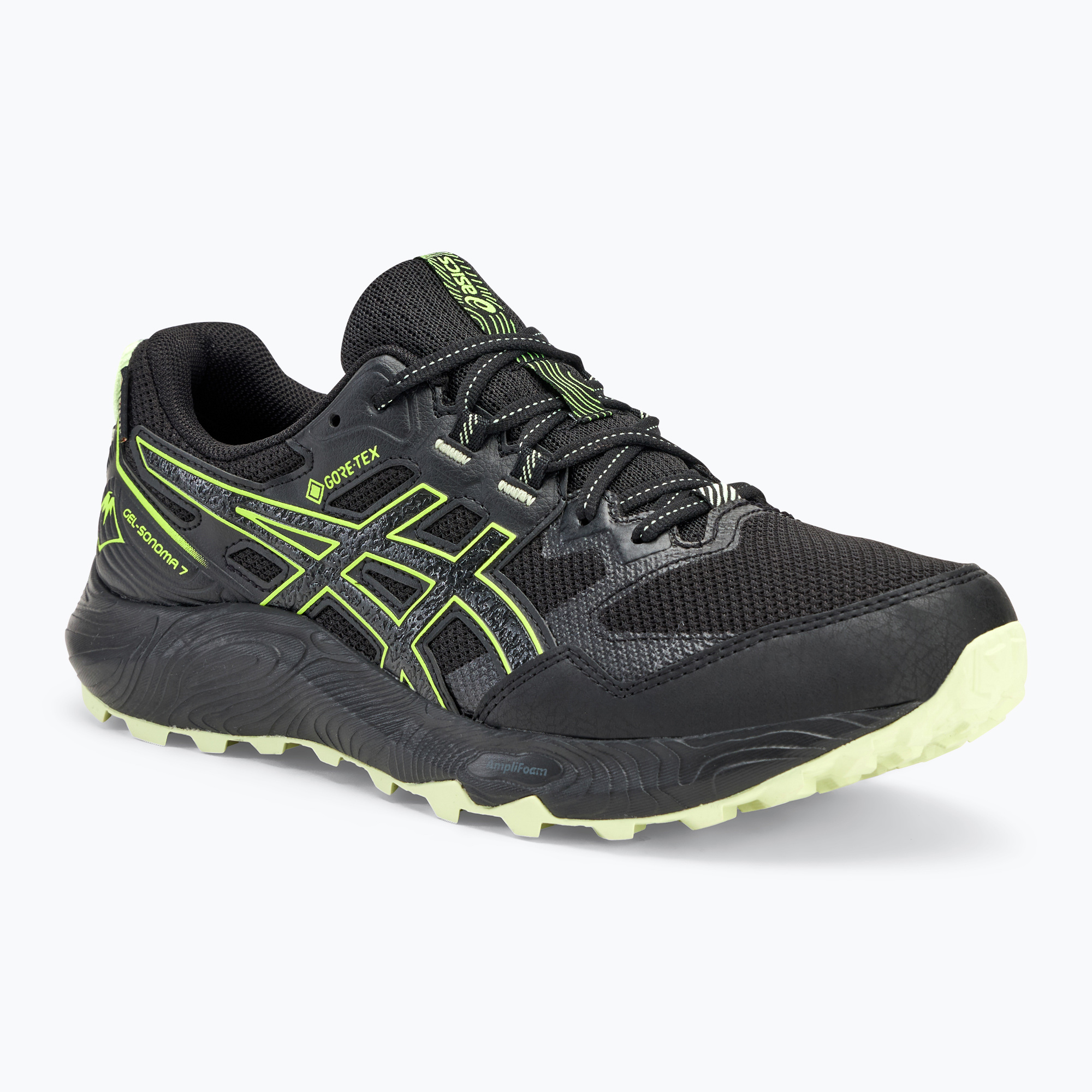 Buty do biegania męskie ASICS Gel-Sonoma 7 GTX black/safety yellow | WYSYŁKA W 24H | 30 DNI NA ZWROT