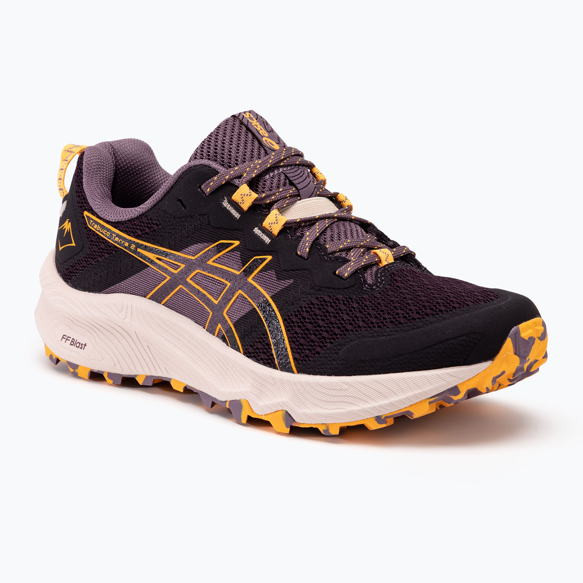 Buty do biegania damskie ASICS Trabuco Terra 2 dark aubergine/stadium orange | WYSYŁKA W 24H | 30 DNI NA ZWROT