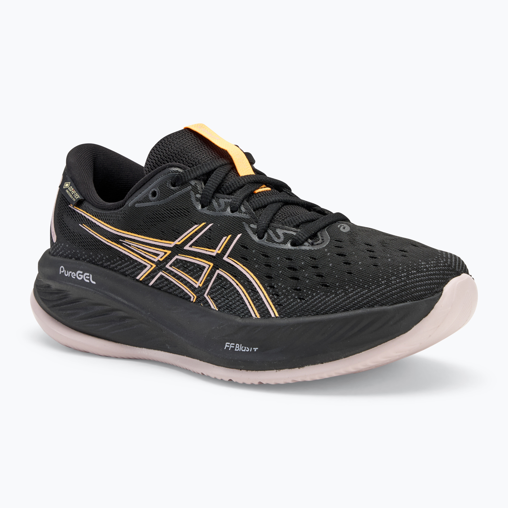 Buty do biegania damskie ASICS Gel-Cumulus 26 GTX black/stadium orange | WYSYŁKA W 24H | 30 DNI NA ZWROT