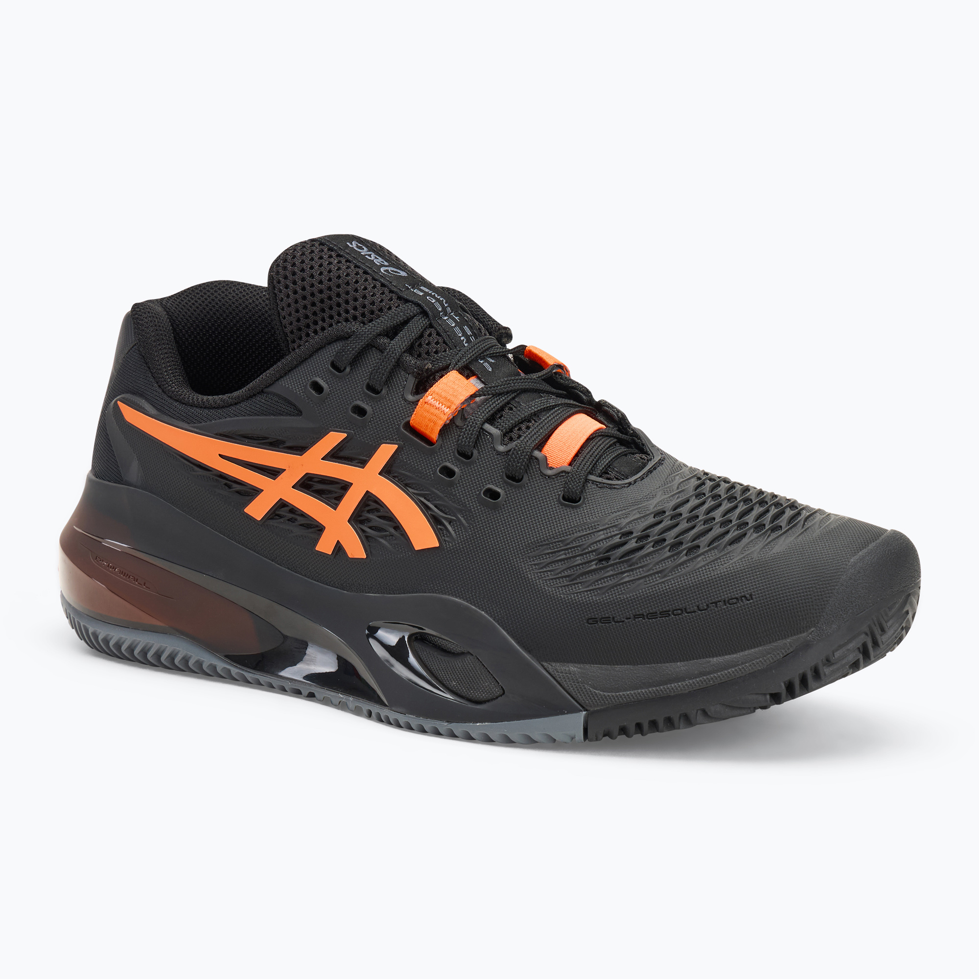 Buty do tenisa męskie ASICS Gel-Resolution X Clay black/ shocking orange | WYSYŁKA W 24H | 30 DNI NA ZWROT