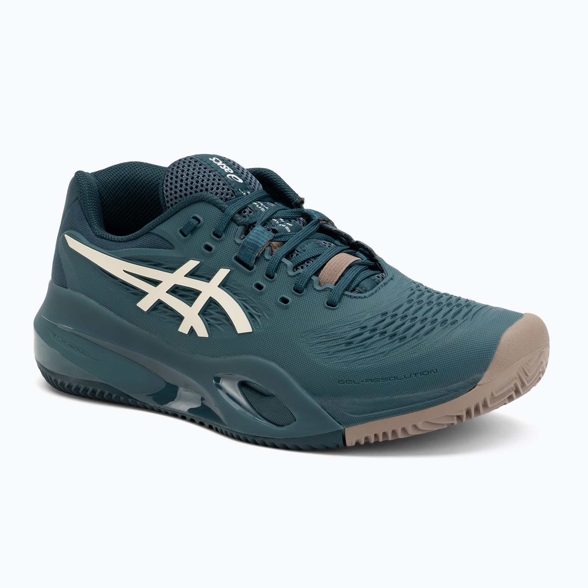 Buty do tenisa męskie ASICS Gel-Resolution X Clay saxon green/ birch 