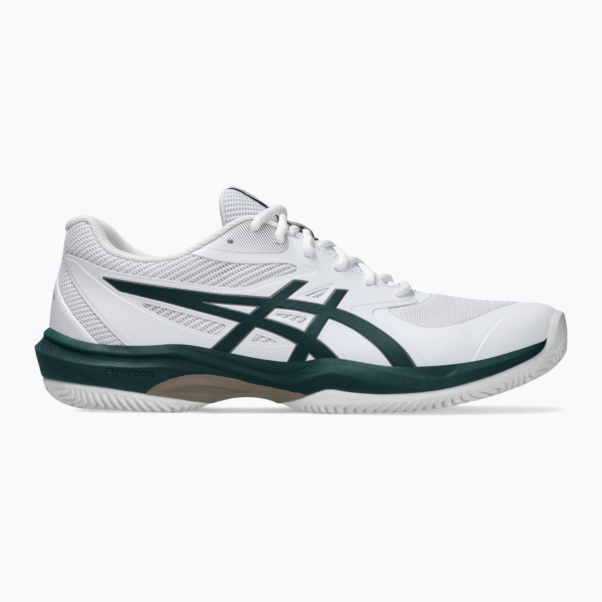 Buty do tenisa męskie ASICS Game FF Clay white/ saxon green | WYSYŁKA W 24H | 30 DNI NA ZWROT