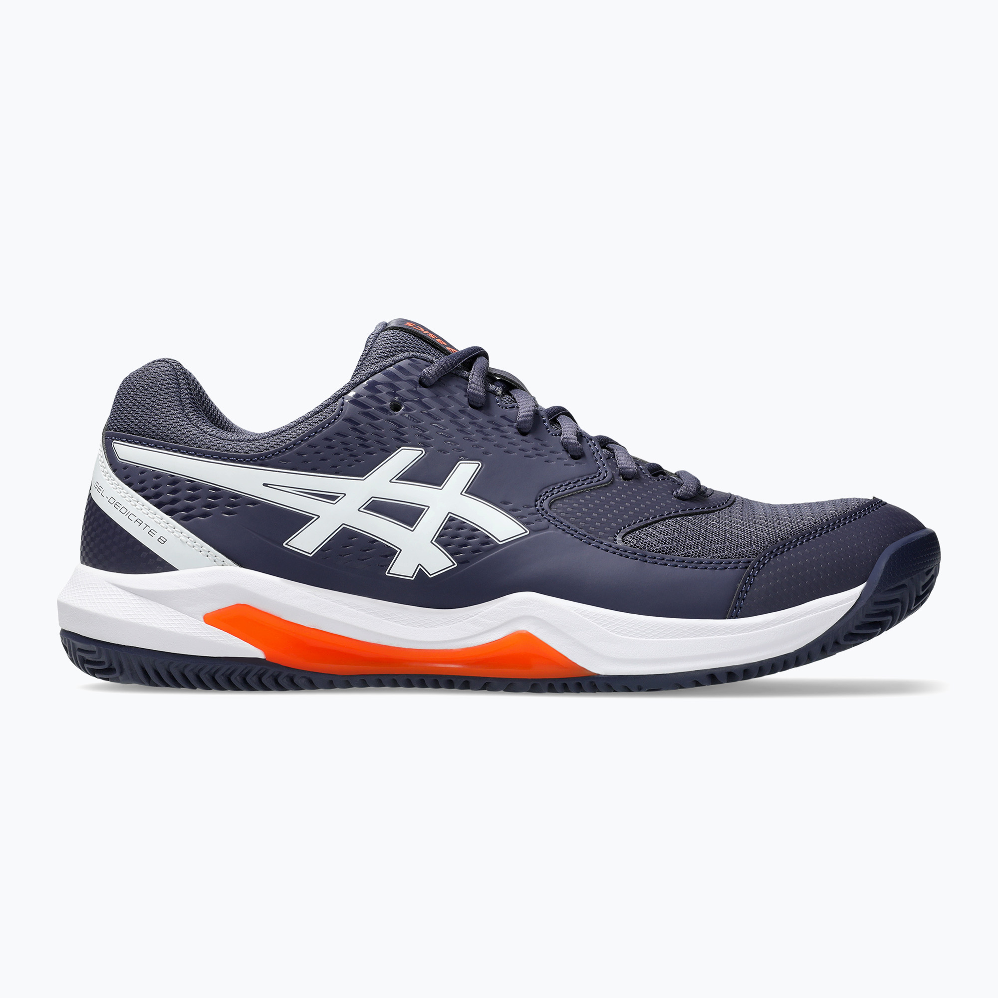 Buty do tenisa męskie ASICS Gel-Dedicate 8 Clay indigo fog/white | WYSYŁKA W 24H | 30 DNI NA ZWROT