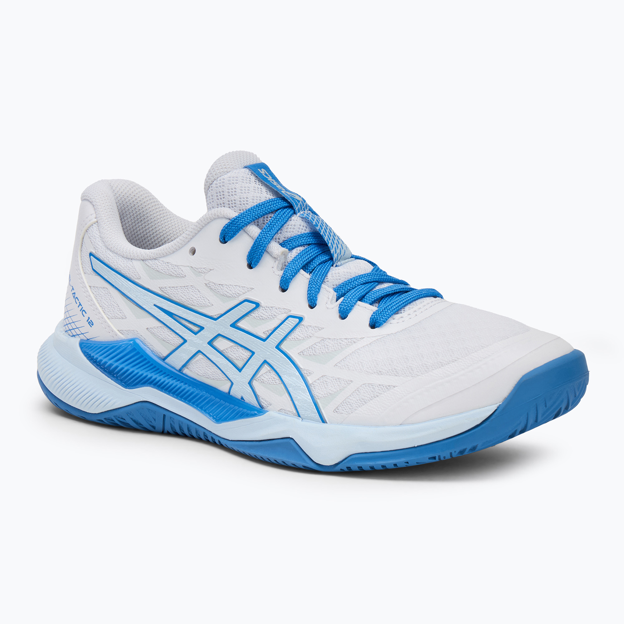 Buty damskie ASICS Gel-Tactic 12 white/light blue | WYSYŁKA W 24H | 30 DNI NA ZWROT