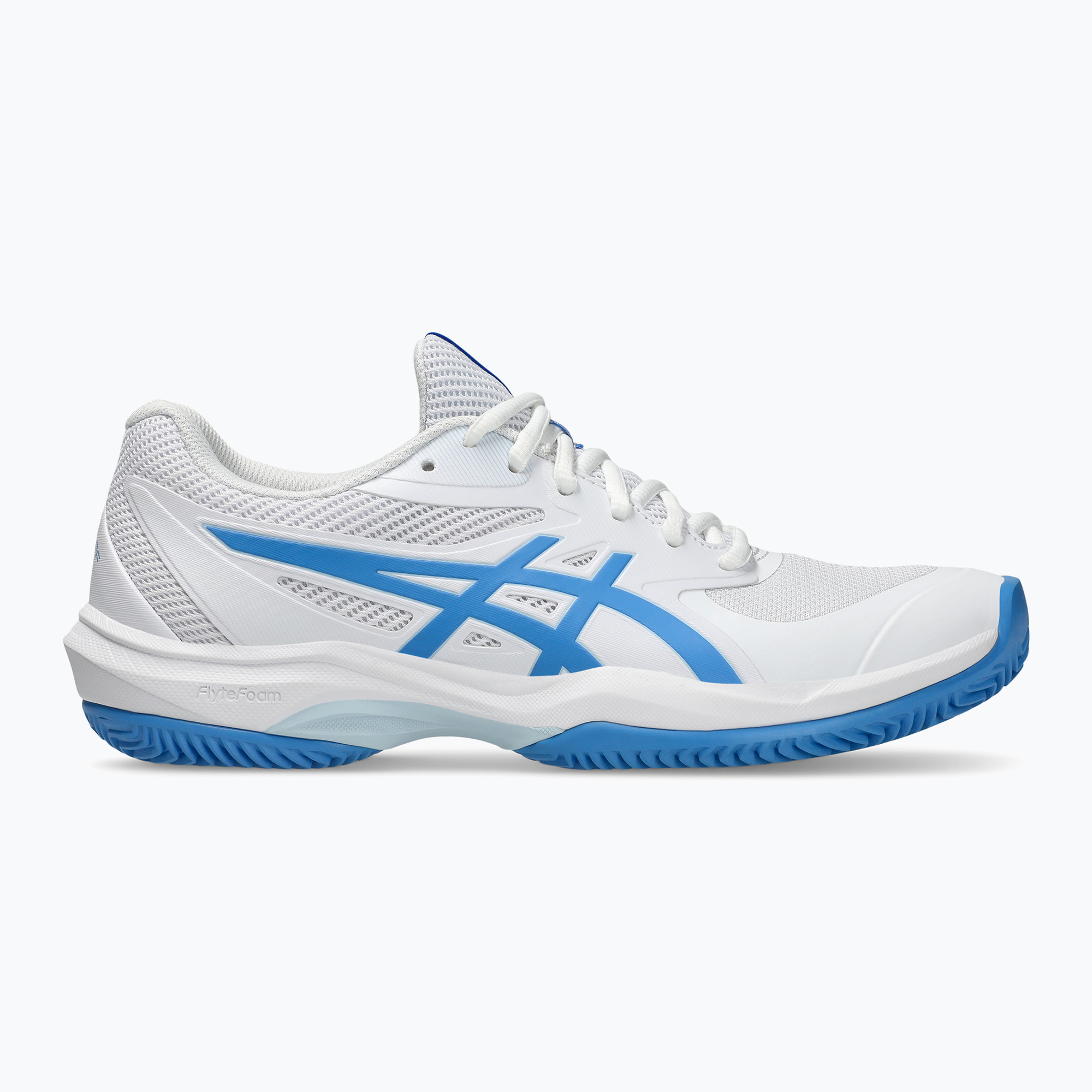 Buty do tenisa damskie ASICS Game FF Clay W white/blue coast | WYSYŁKA W 24H | 30 DNI NA ZWROT