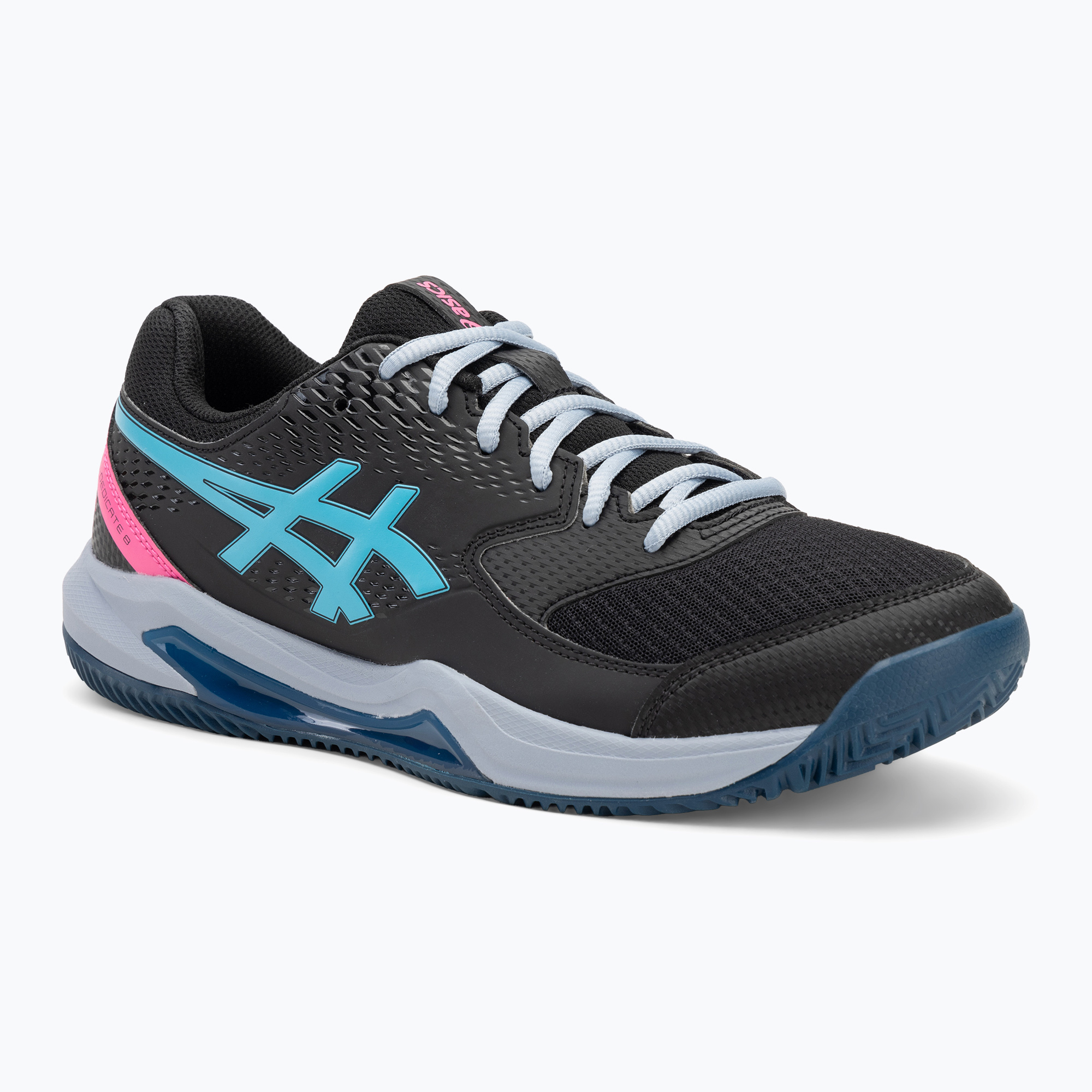 Buty do padla męskie ASICS Gel-Dedicate 8 black/energy aqua 