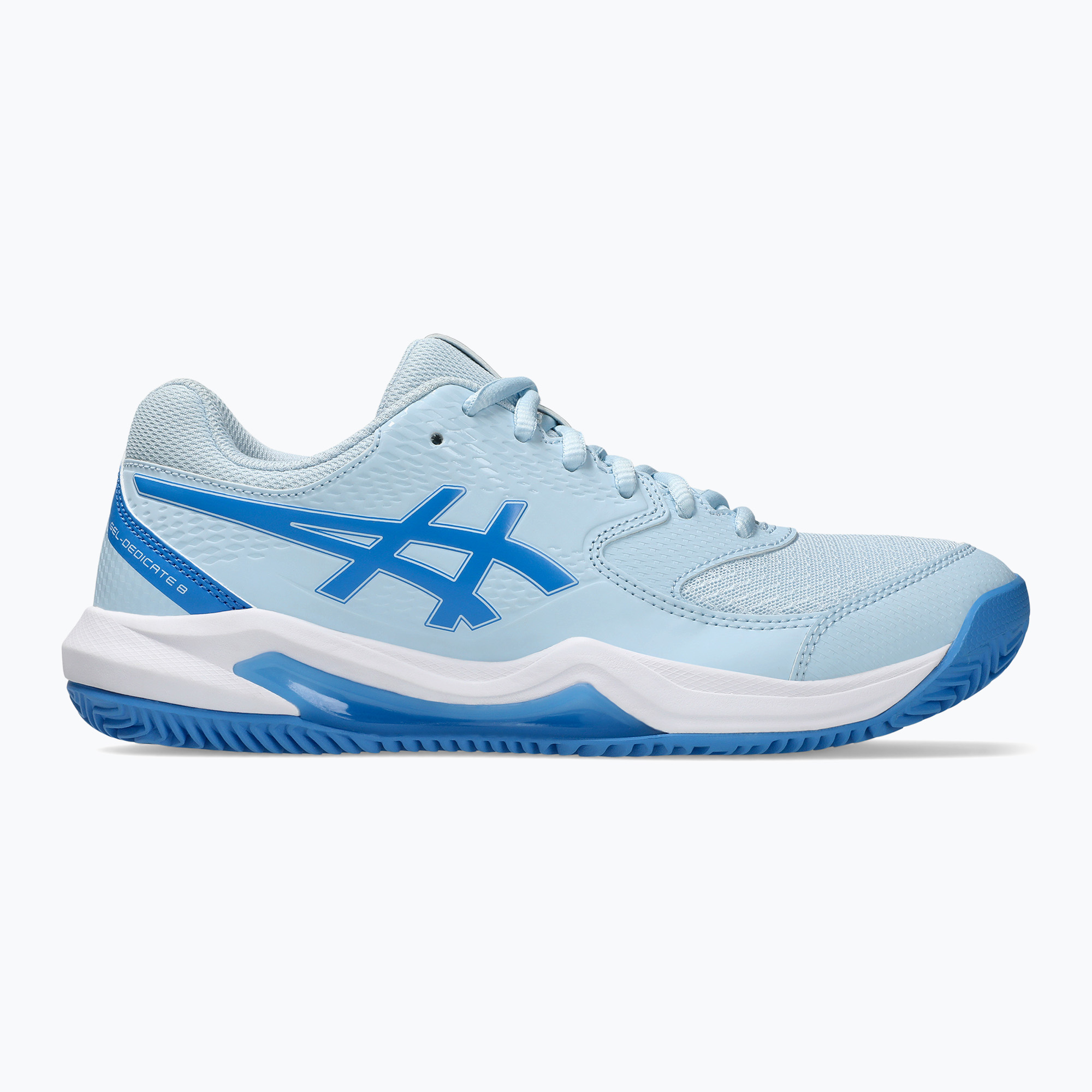 Buty do tenisa damskie ASICS Gel-Dedicate 8 Clay W light blue/blue coast | WYSYŁKA W 24H | 30 DNI NA ZWROT