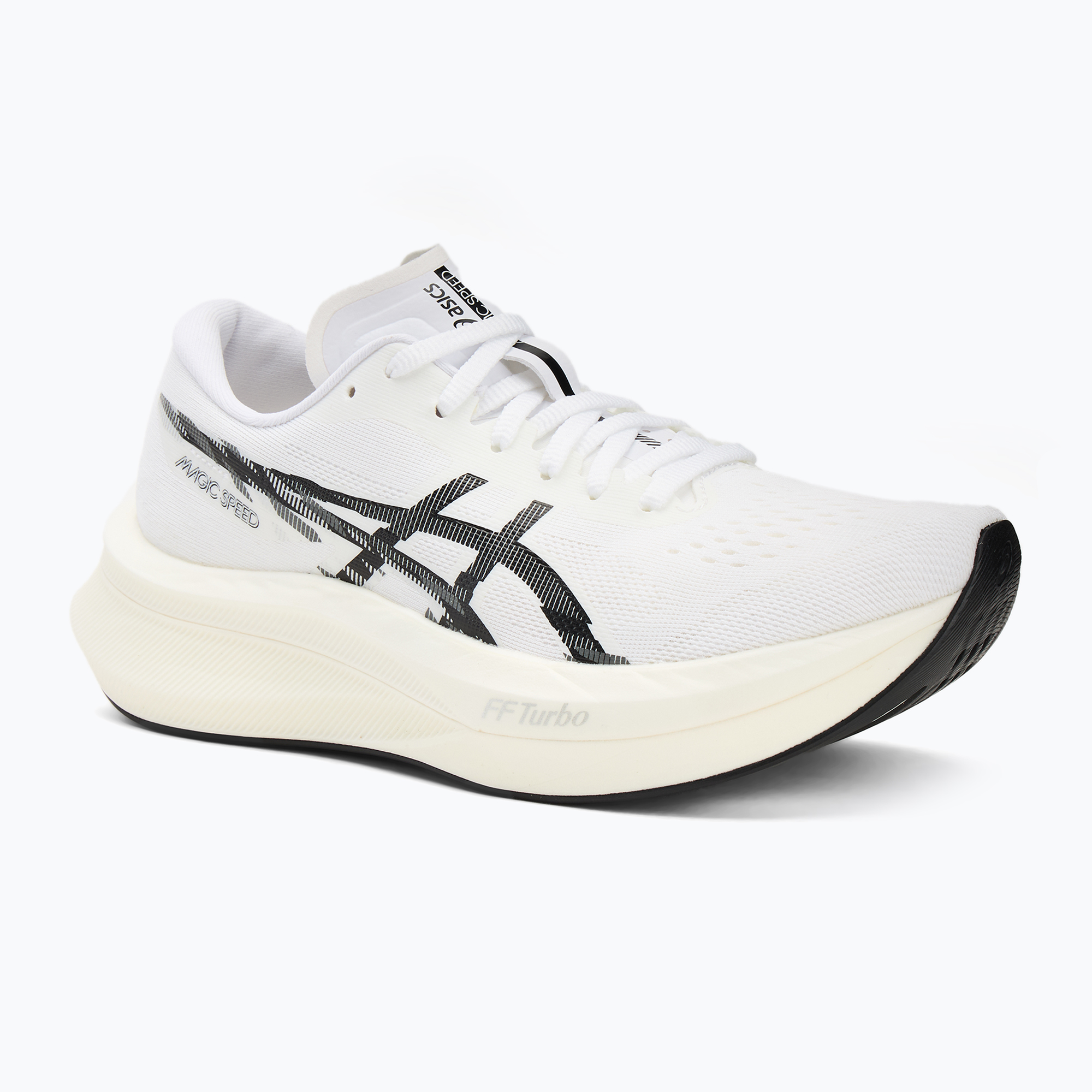 Buty do biegania damskie ASICS Magic Speed 4 white/black | WYSYŁKA W 24H | 30 DNI NA ZWROT