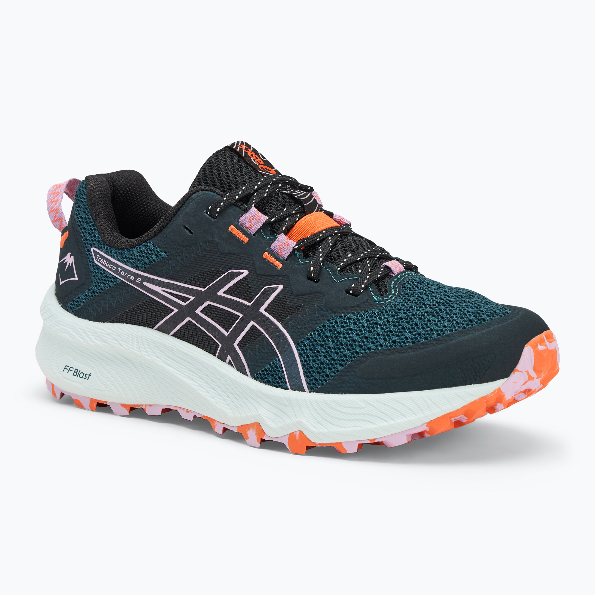 Buty do biegania damskie ASICS Trabuco Terra 2 saxon green/light ube | WYSYŁKA W 24H | 30 DNI NA ZWROT