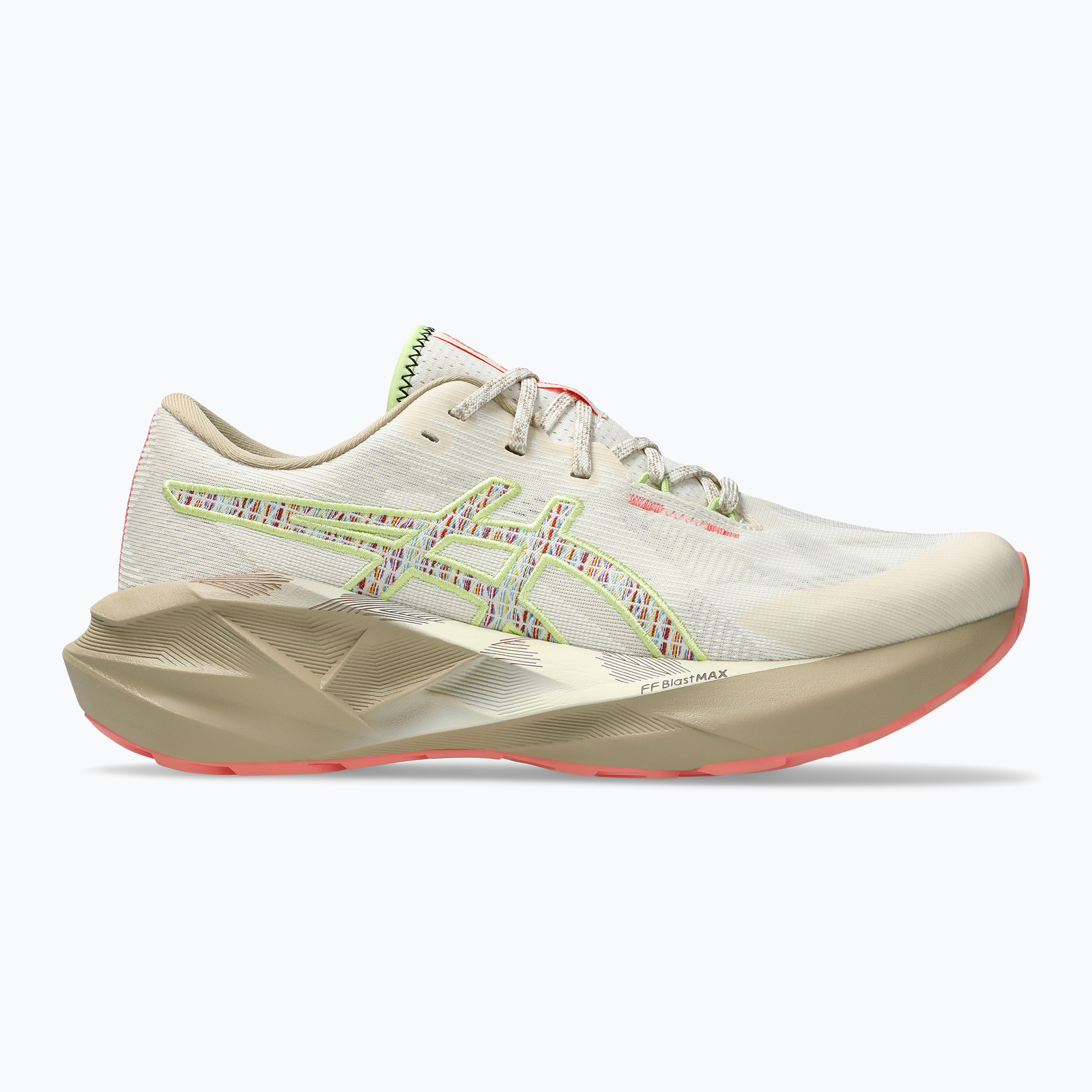Buty do biegania damskie ASICS Novablast 5 TR nature bathing/guava 