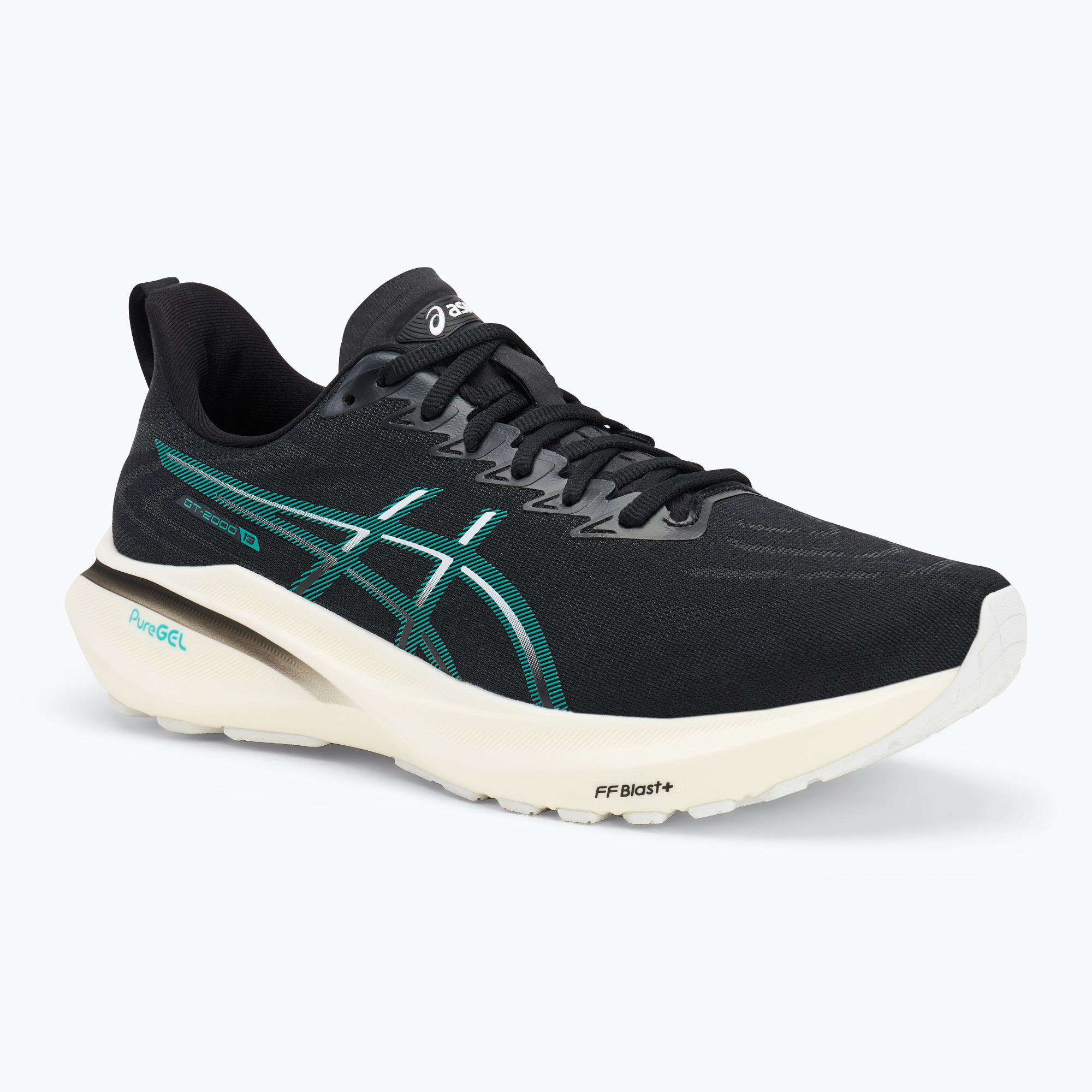 Buty do biegania męskie ASICS GT-2000 13 black/wave teal | WYSYŁKA W 24H | 30 DNI NA ZWROT