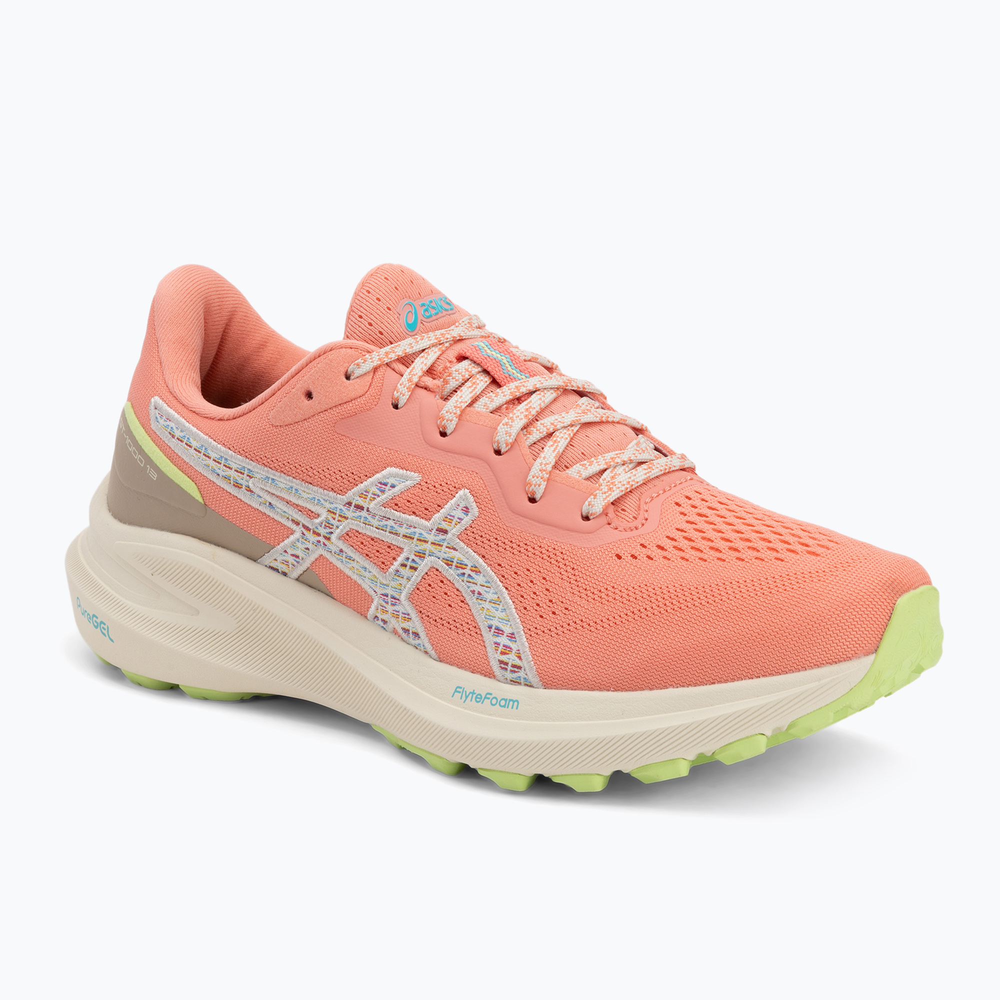 Buty do biegania damskie ASICS GT-1000 13 TR nature bathing/guava 