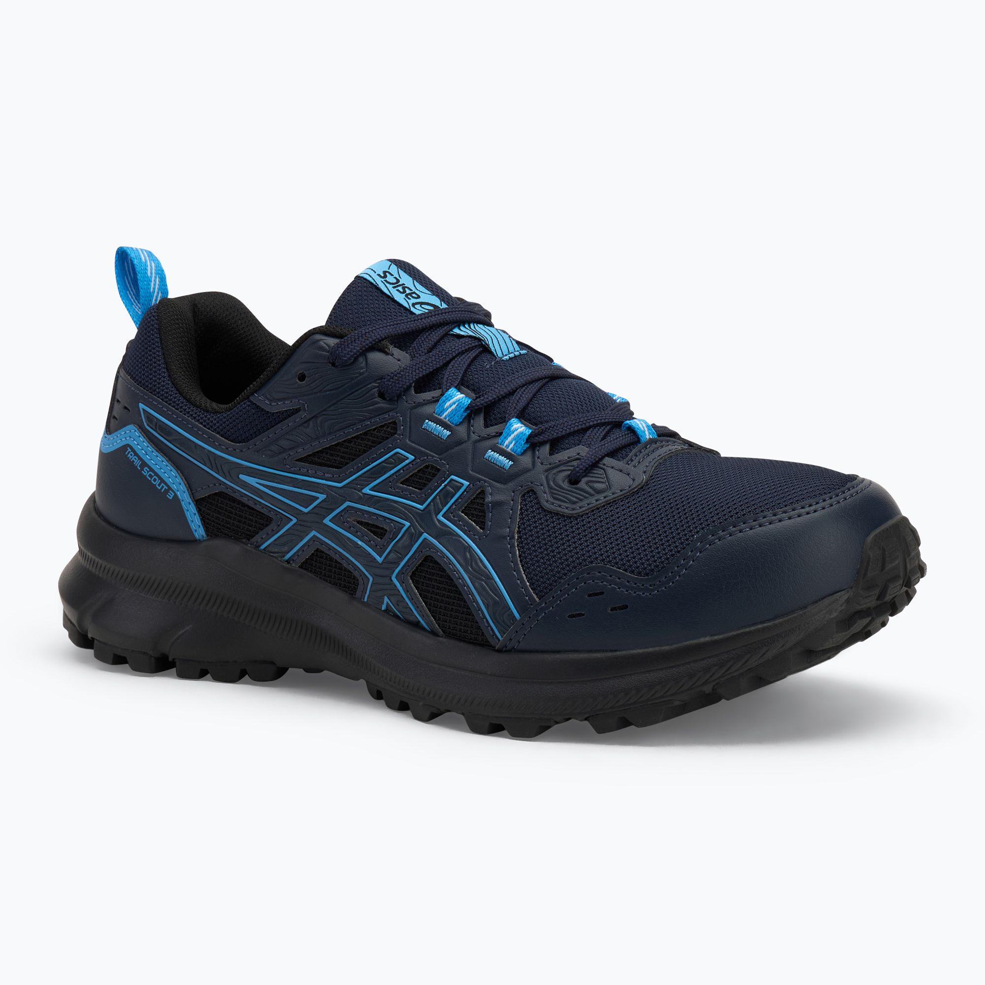 Buty do biegania męskie ASICS Trail Scout 3 midnight/light blue | WYSYŁKA W 24H | 30 DNI NA ZWROT