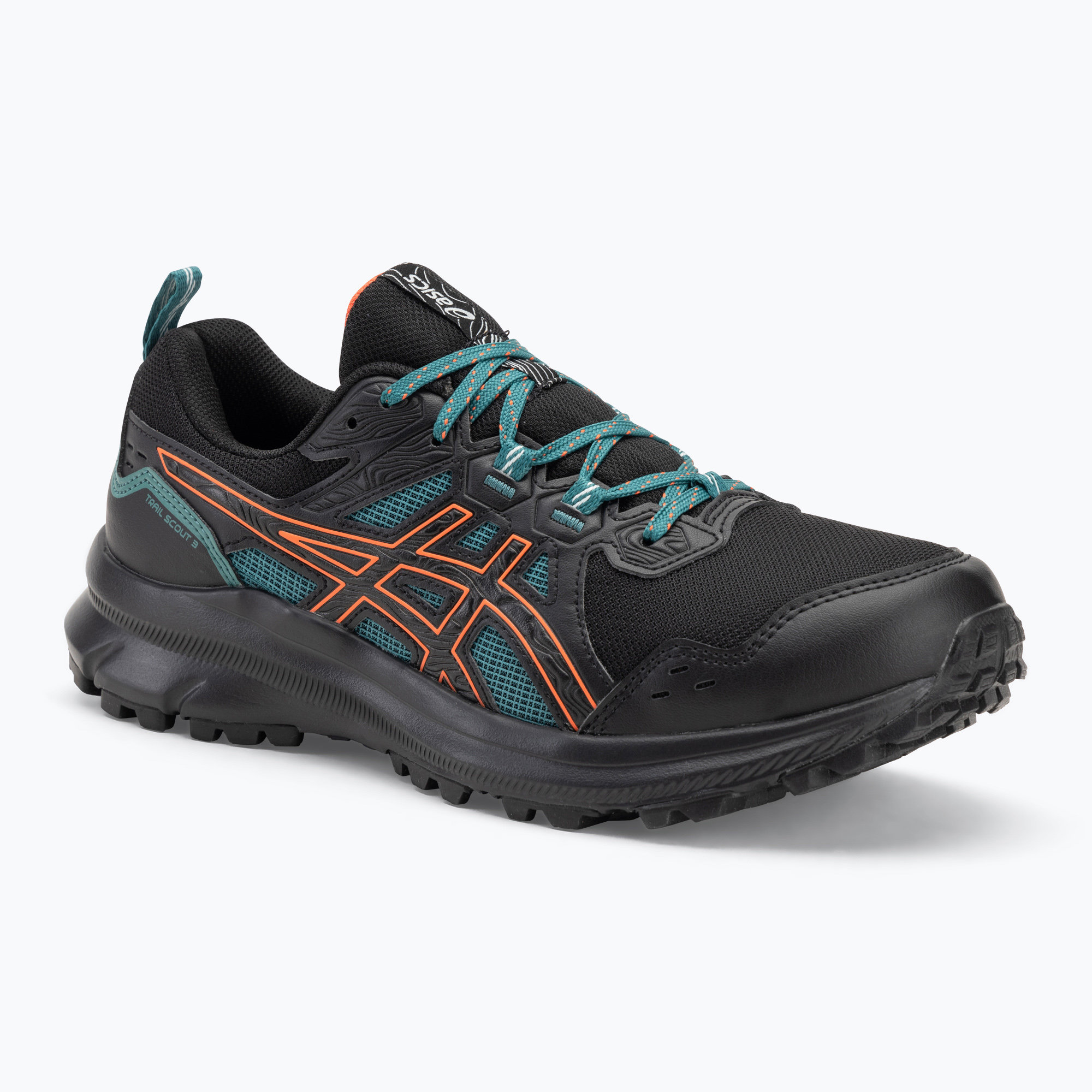 Buty do biegania męskie ASICS Trail Scout 3 black/nova orange 